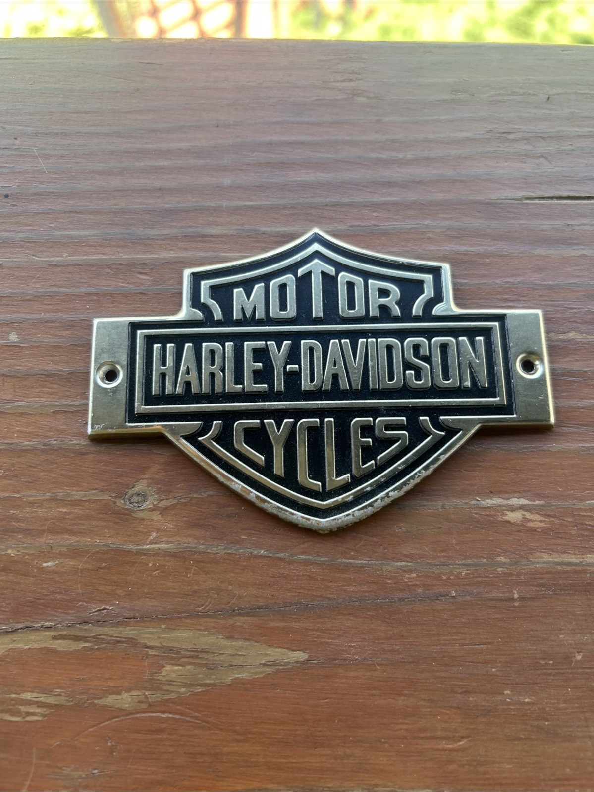 RARE AMF 1977 Harley Davidson XLRC 1000 Tank Emblem Original RARE AMF 1977 Harley Davidson XLRC 1000 Tank Emblem Original