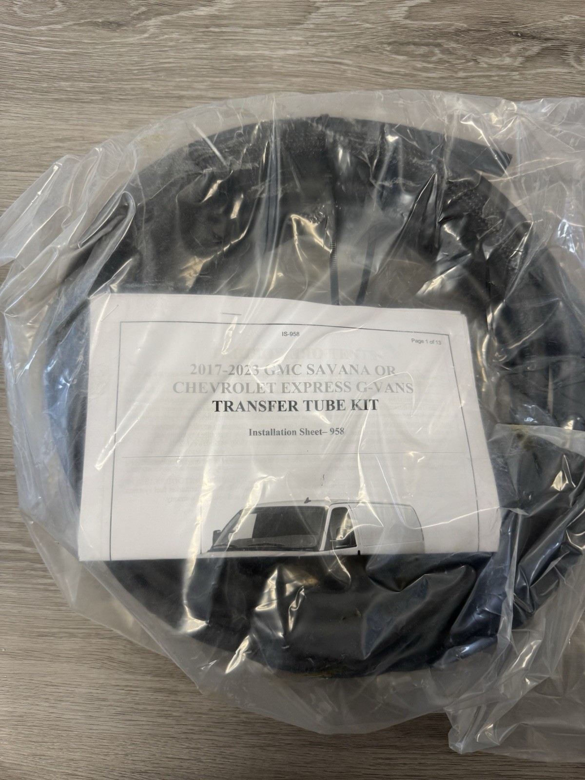 Transfer Flow Fuel Tap Kit Chevy GMC 2017-23 G-Van Savannah Express 020-01-17367 Transfer Flow Fuel Tap Kit Chevy GMC 2017-23 G-Van Savannah Express 020-01-17367
