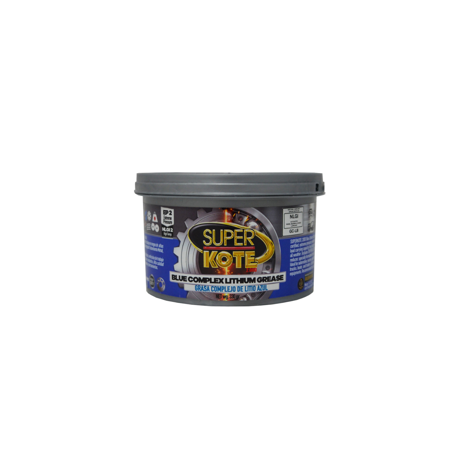 Lithium Complex Grease Blue EP 2 Can 330g Superkote 2000
