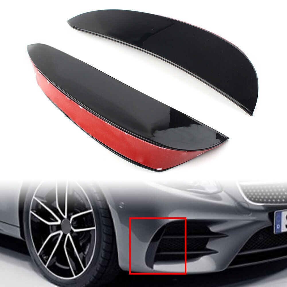 Front Bumper Canards Vent Flaps Trim Cover Fit Mercedes Benz E W213 Sport