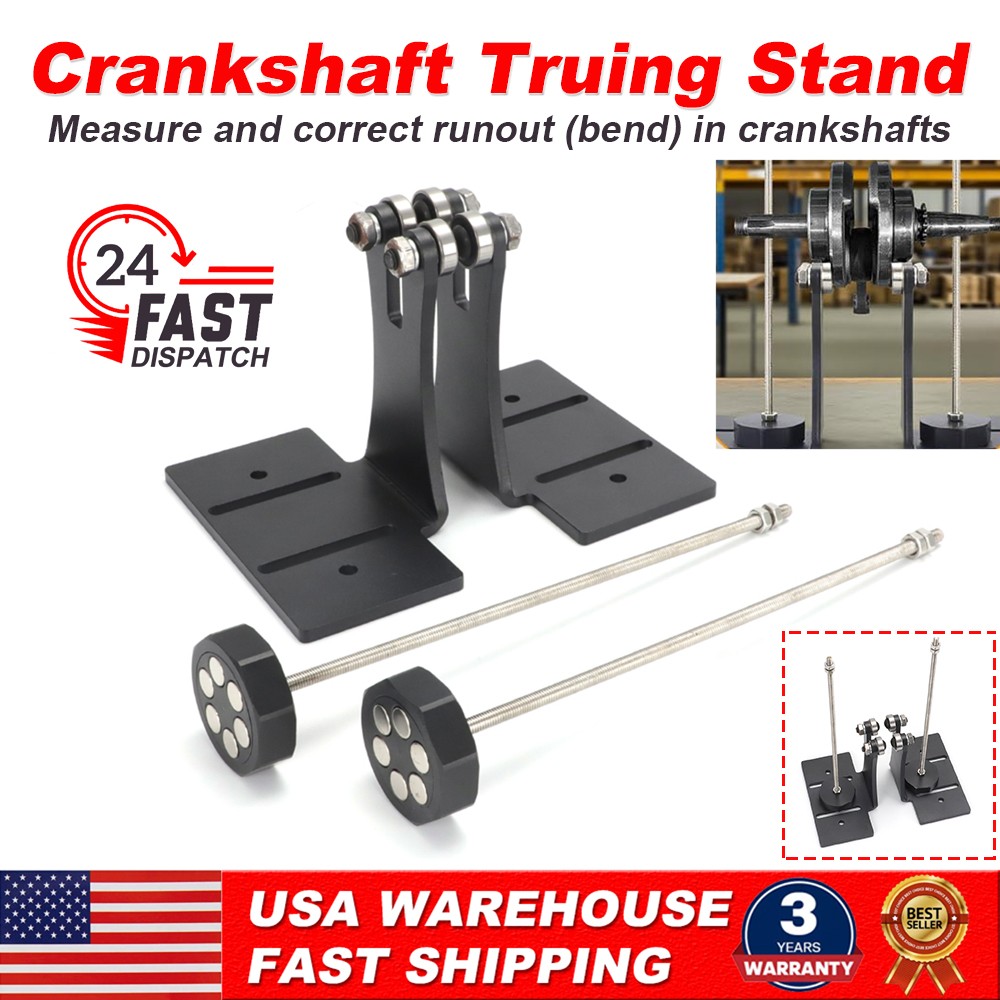 Crank Crankshaft Truing Stand Runout Measurement Tool For Motorcycle Dirt Bikes