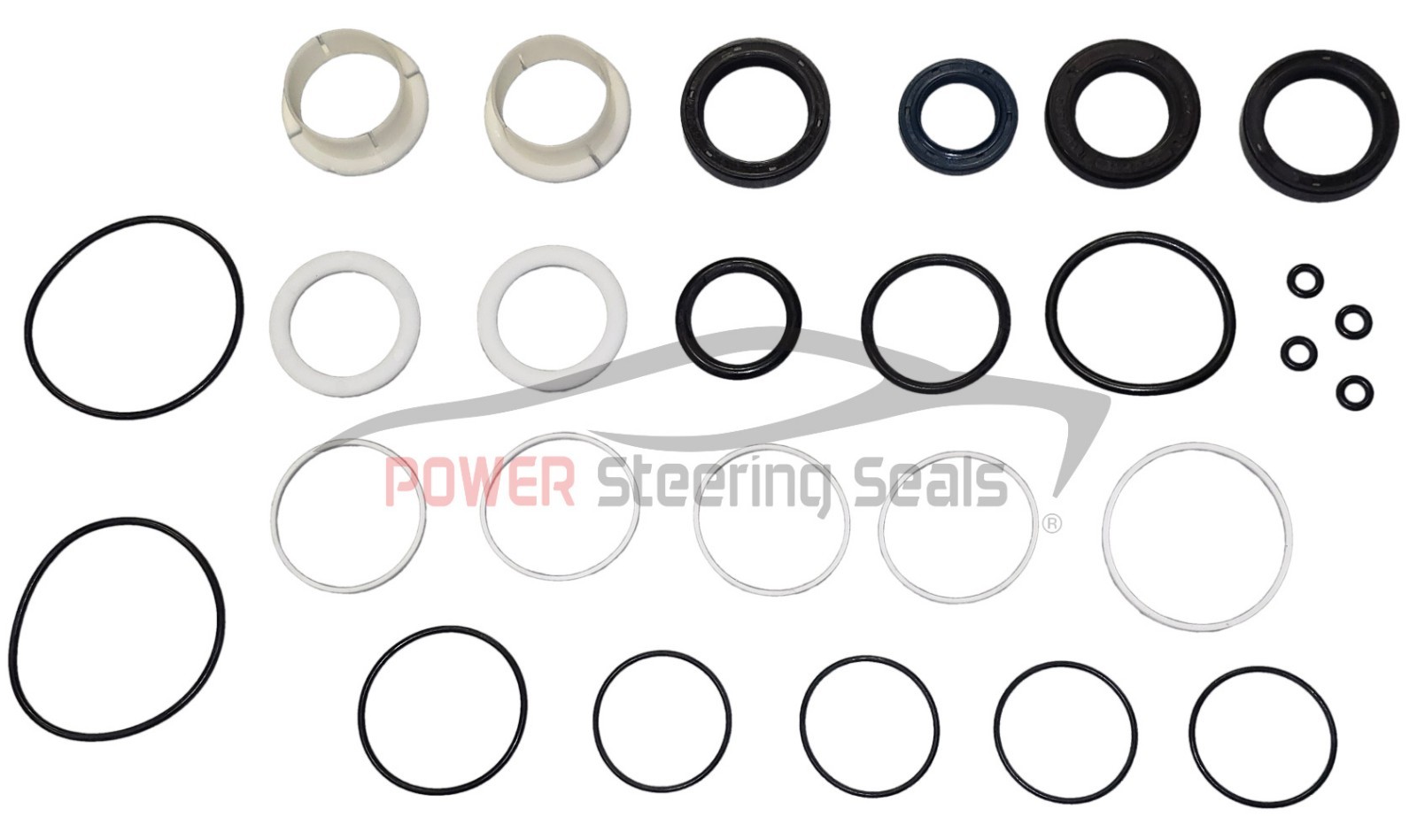 POWER STEERING RACK AND PINION SEAL KIT FITS 1985-1996 JAGUAR XJS W/ZF