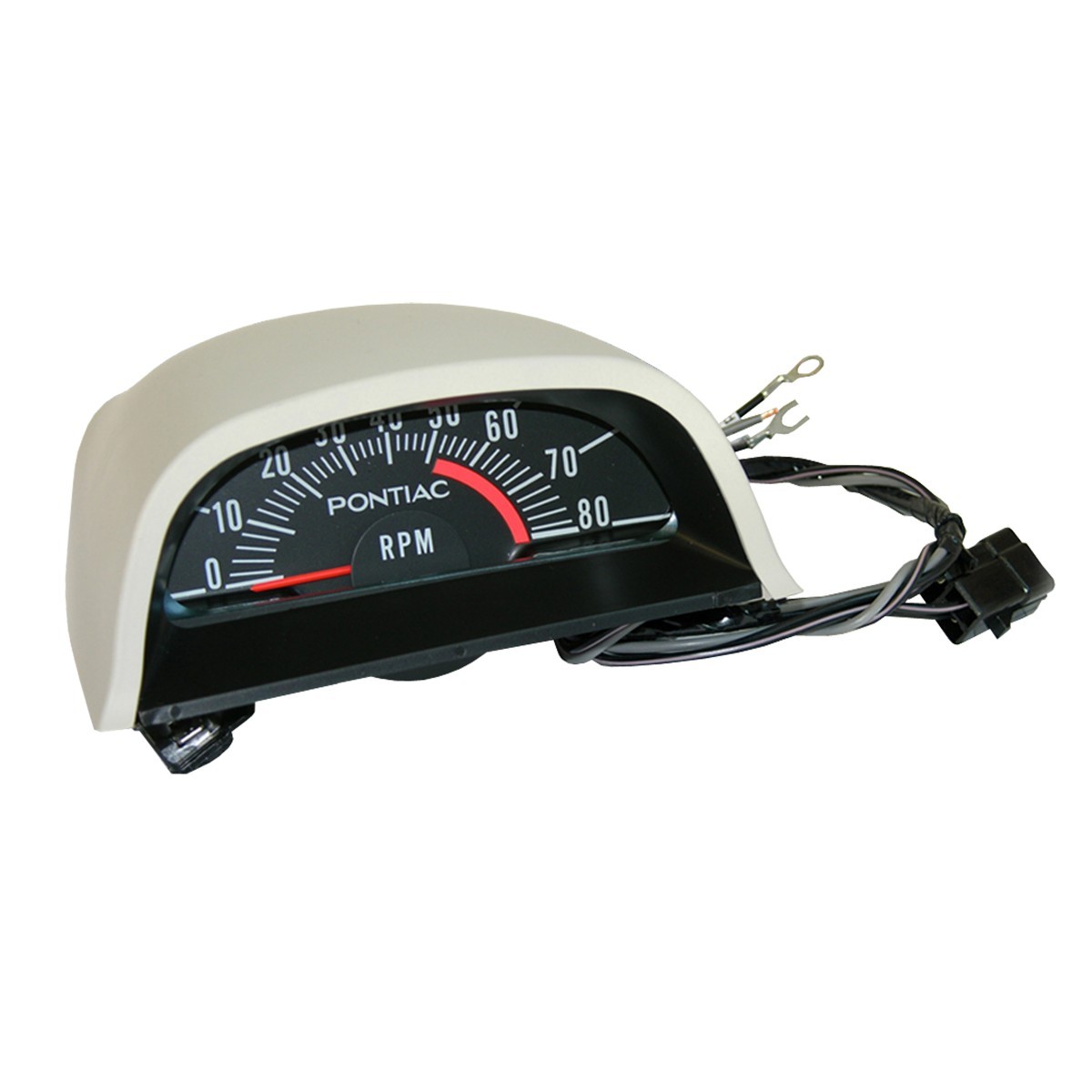 Hood Tach Tachometer With Vent 5500 rpm Red Line 1968-72 Pontiac GTO RAIV