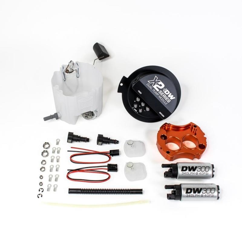 DeatschWerks 10-15 Chevy Camaro LS 3.7 V6/ SS LS3 X2 Series Fuel Pump Module w 2