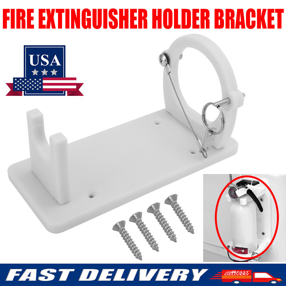 For Kiddie Marine Boat Fire Extinguisher Bracket Support White Series 5, 10, 110