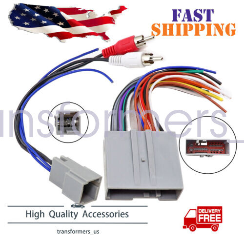 Car Stereo Radio wiring Harness Adapter Plug Kit fits Ford Explorer F150 250 350