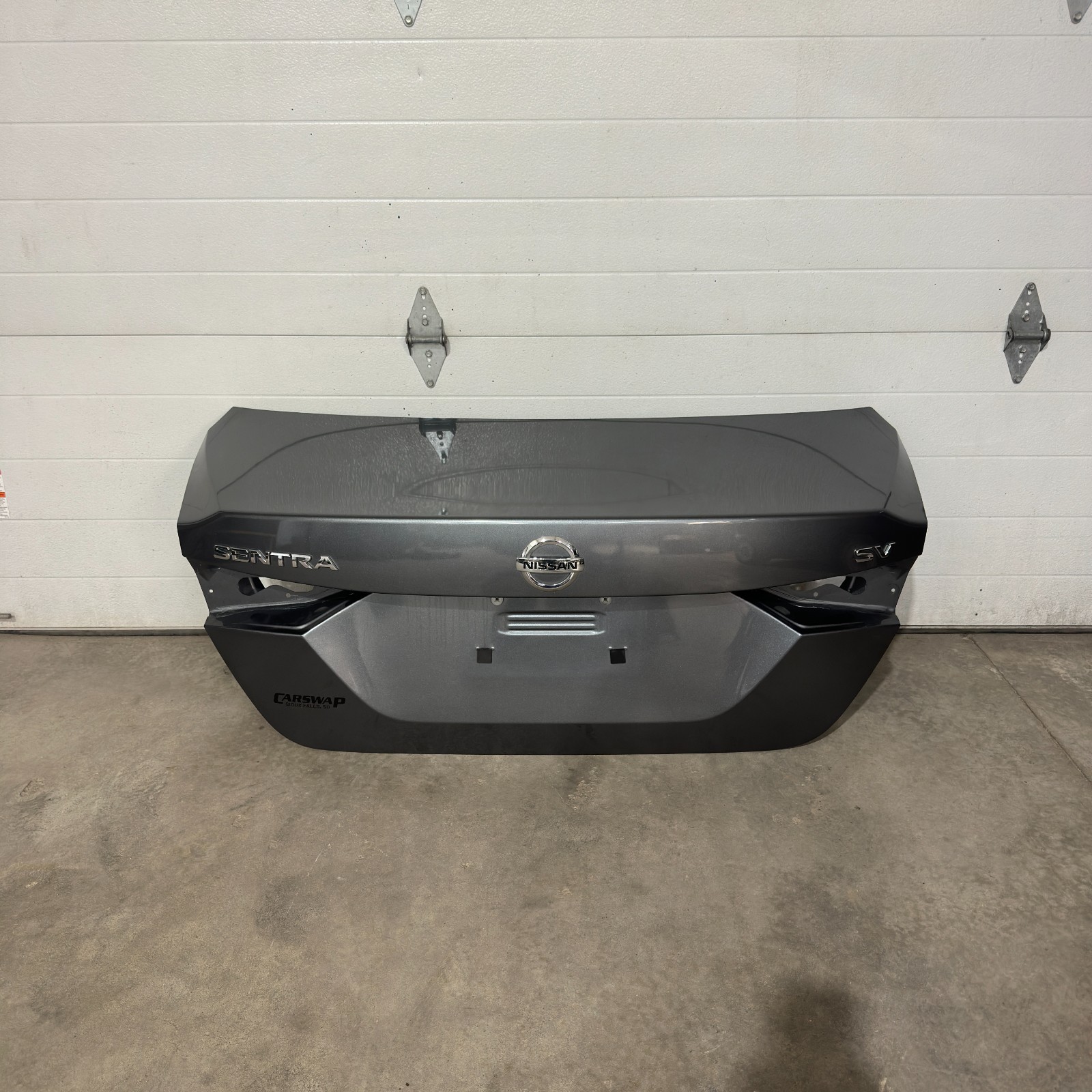 20-25 Nissan Sentra Rear Trunk Deck Lid Shell w/Camera Option OEM Gray KAD 20-25 Nissan Sentra Rear Trunk Deck Lid Shell w/Camera Option OEM Gray KAD