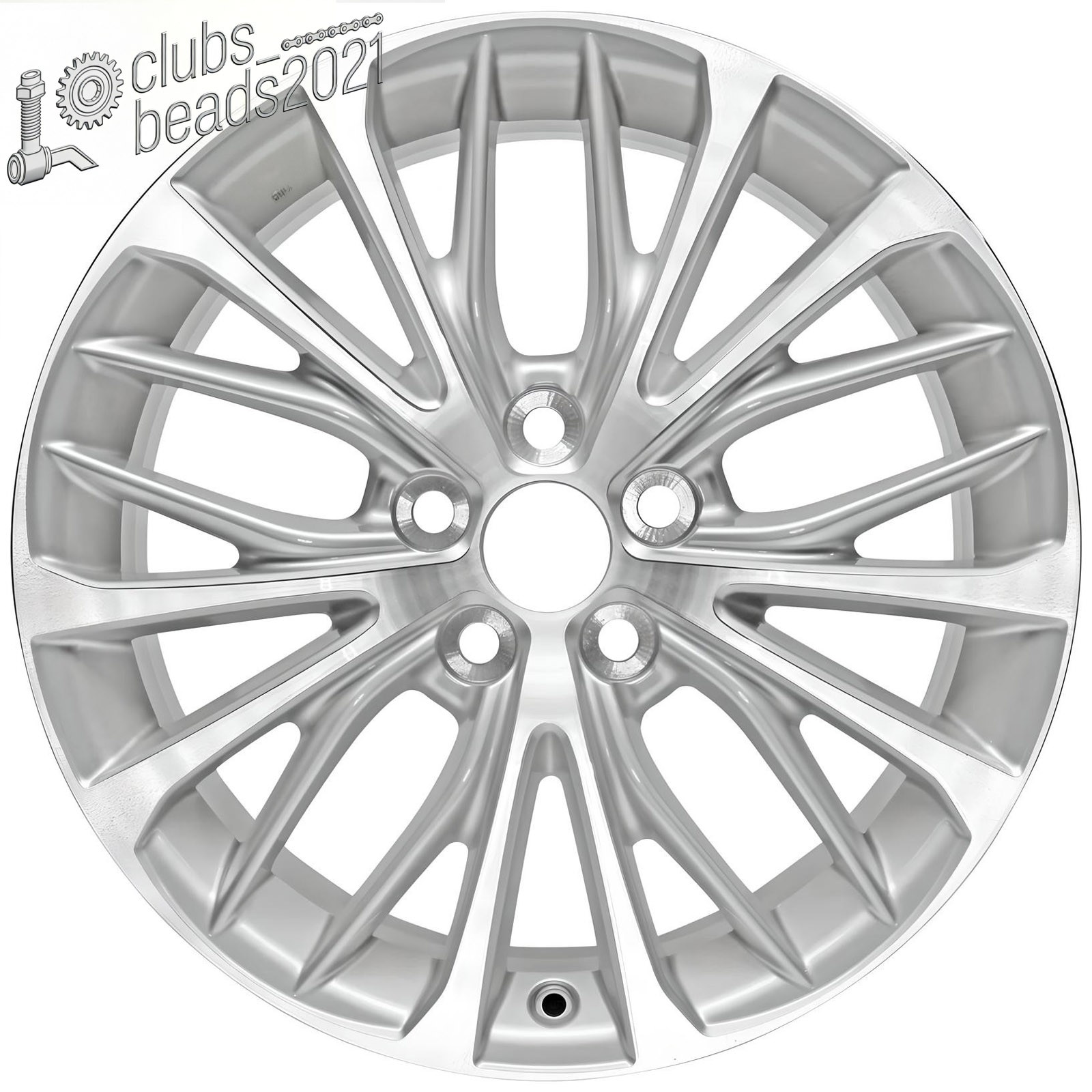 4261106F80 New 18X8 Inch Alloy Silver Wheel Rim For 2018-2020 Toyota Camry Xle