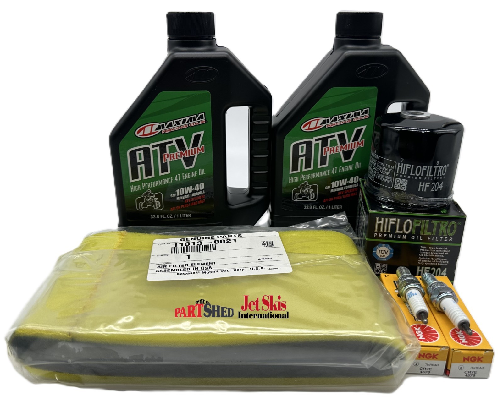 Kawasaki Brute Force 650 4x4i 750 Oil Change Kit Air Filter Plugs Washer 2L