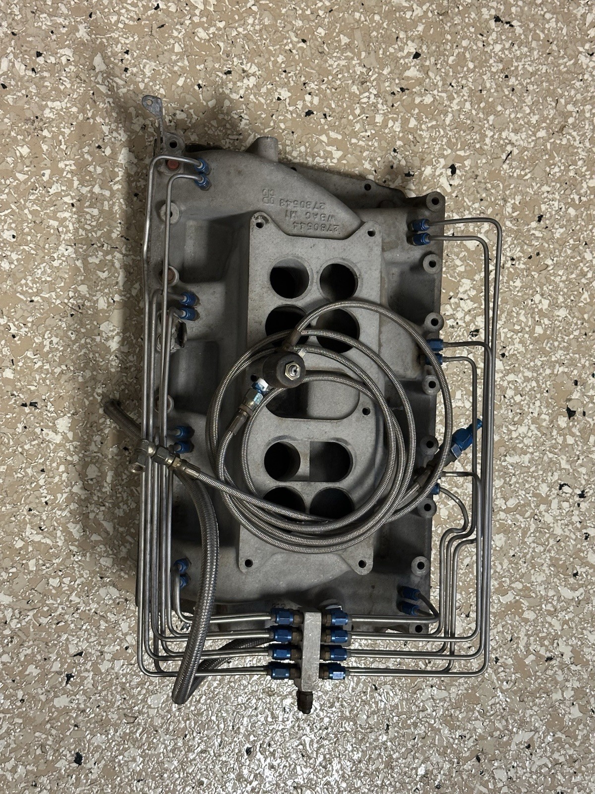 ORIGINAL 1966 Mopar 426 HEMI Intake Manifold w/ Complete NOS Plumbing
