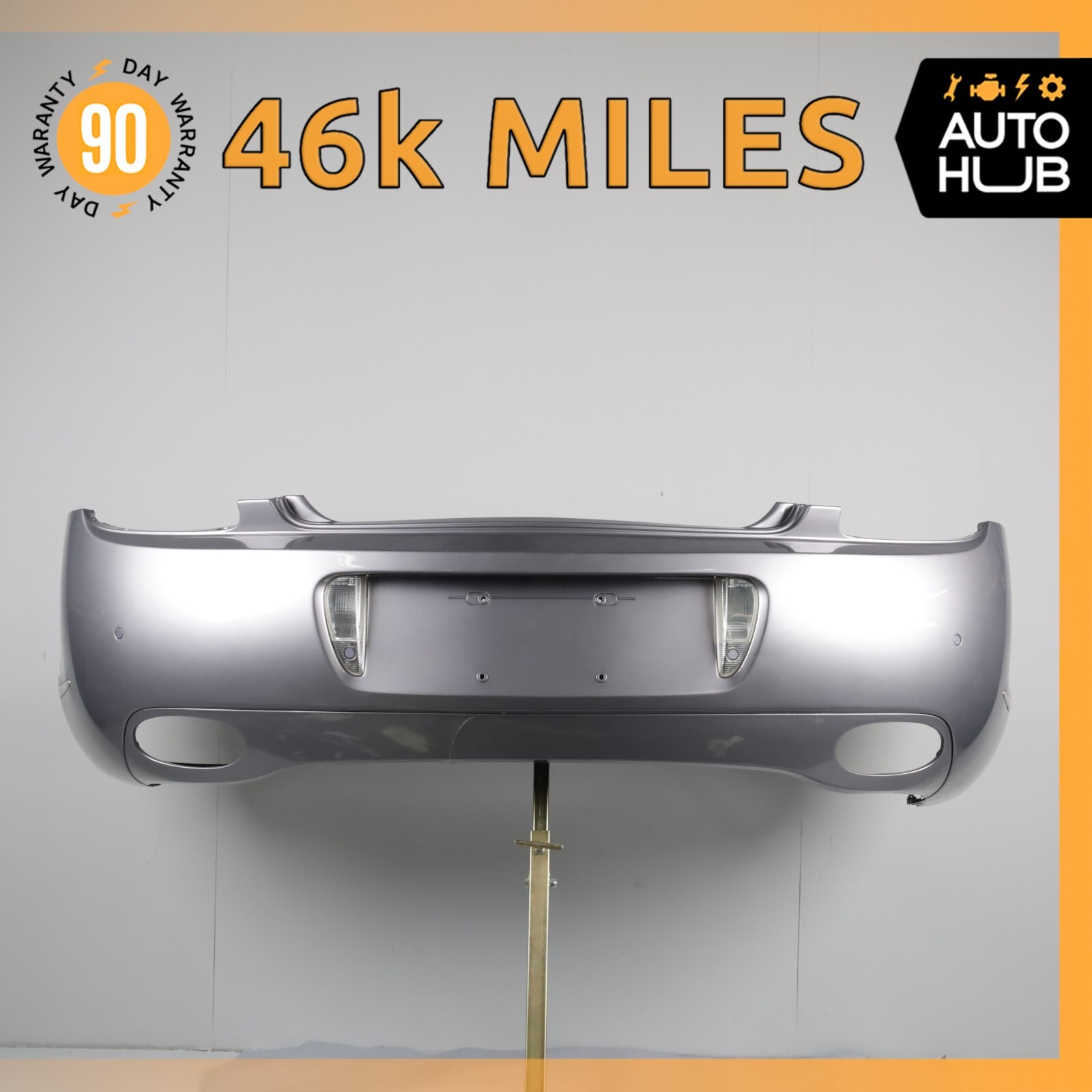 2008 Bentley Continental GTC Rear Bumper Cover Assembly w/ Park Assist OEM 46k 2008 Bentley Continental GTC Rear Bumper Cover Assembly w/ Park Assist OEM 46k