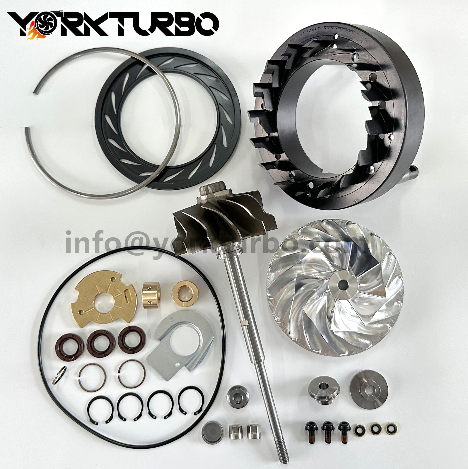 Upgrade Turbo Repair Rebuild Kit for Cummins ISX HE561VE 4309076 RX 5457297 RX Upgrade Turbo Repair Rebuild Kit for Cummins ISX HE561VE 4309076 RX 5457297 RX