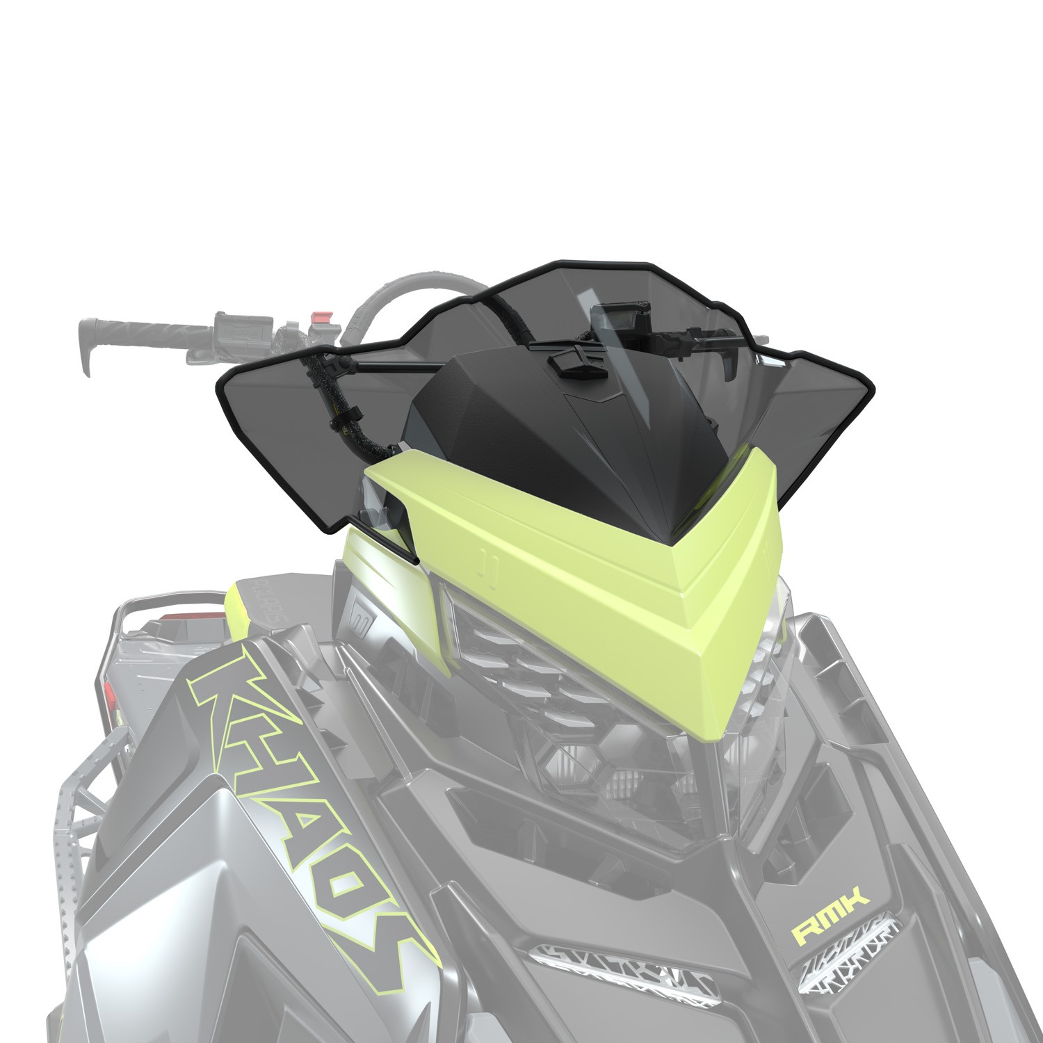 Polaris Snowmobile Matryx RMK Low Dark Smoke Windshield