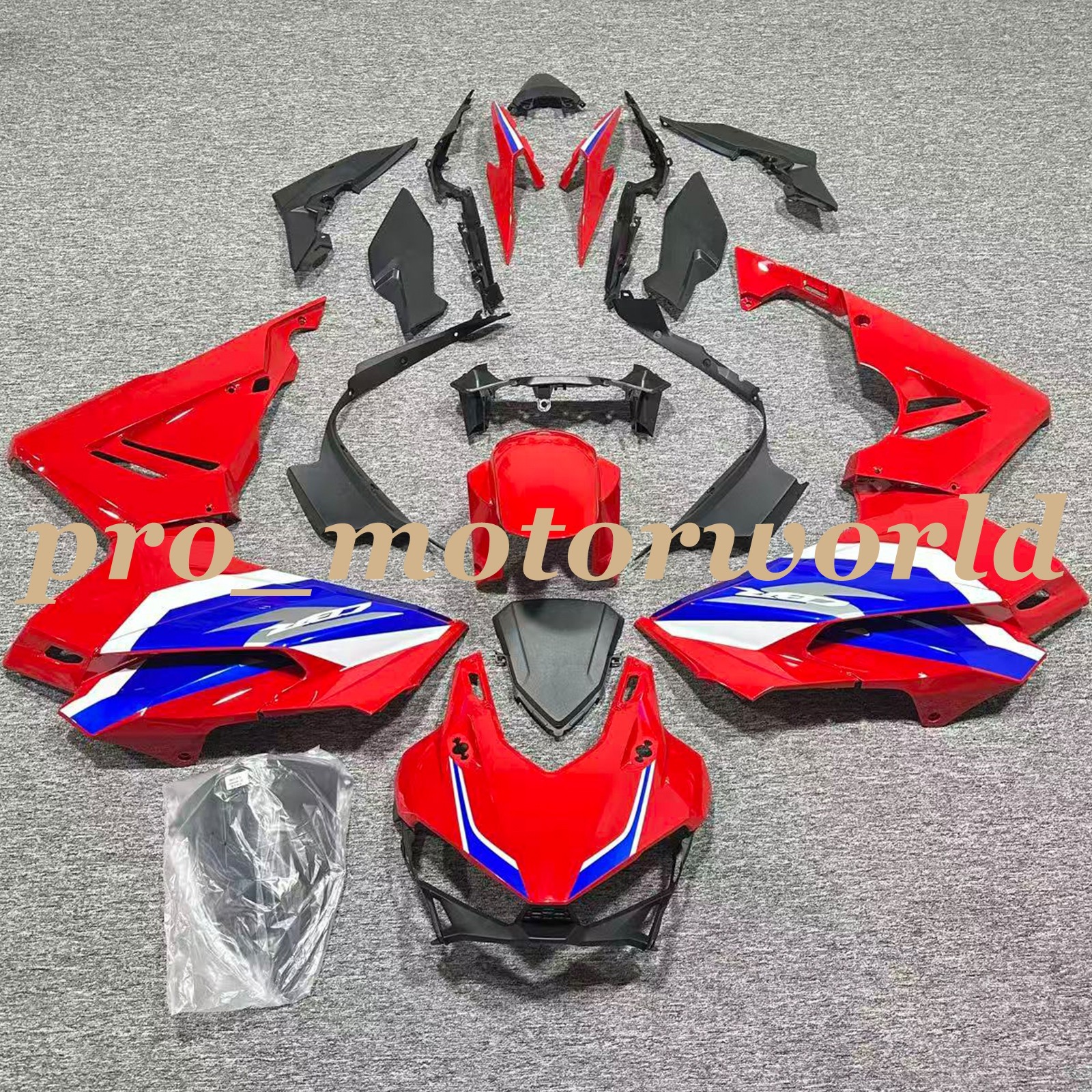 Red Blue Bodywork Fairing Kit For Honda CBR400R/500R 2024-2025 ABS Injection Set