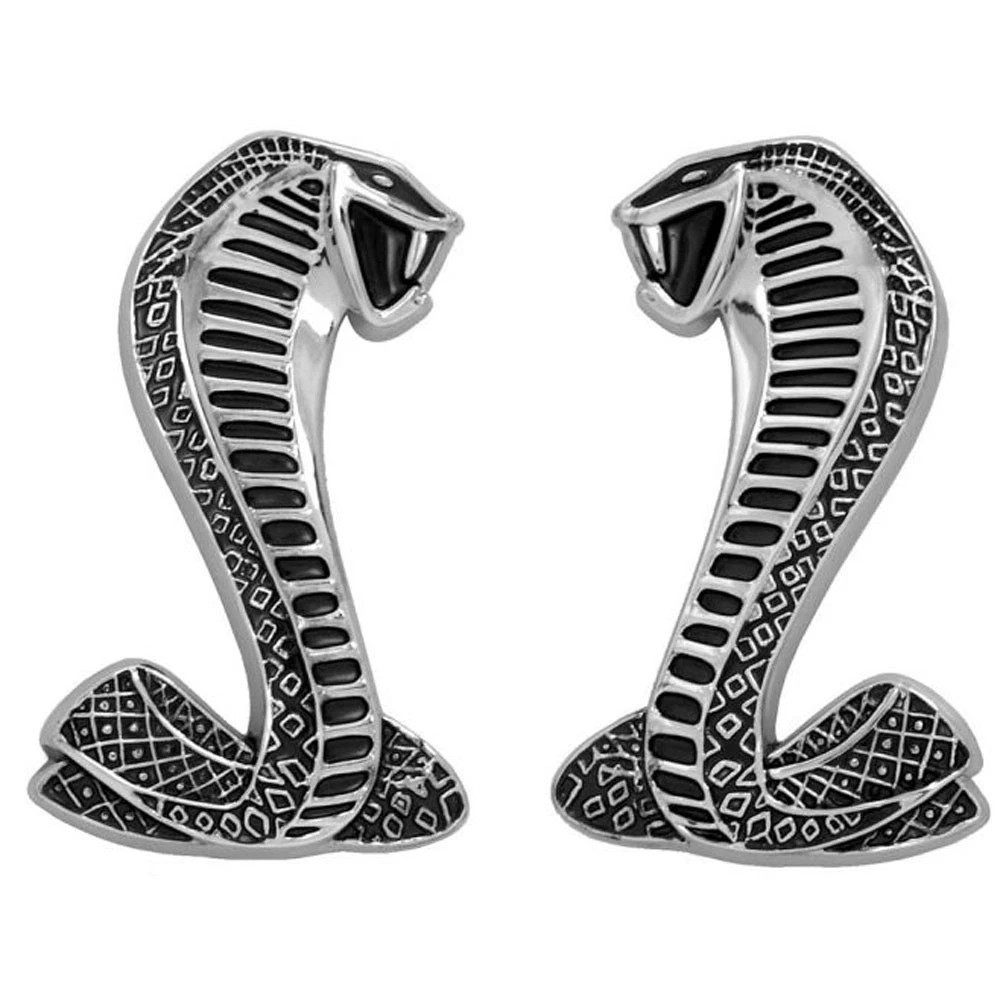 1994-2004 Mustang Cobra Snake Fender Emblem Pair Right Left NEW 1994-2004 Mustang Cobra Snake Fender Emblem Pair Right Left NEW