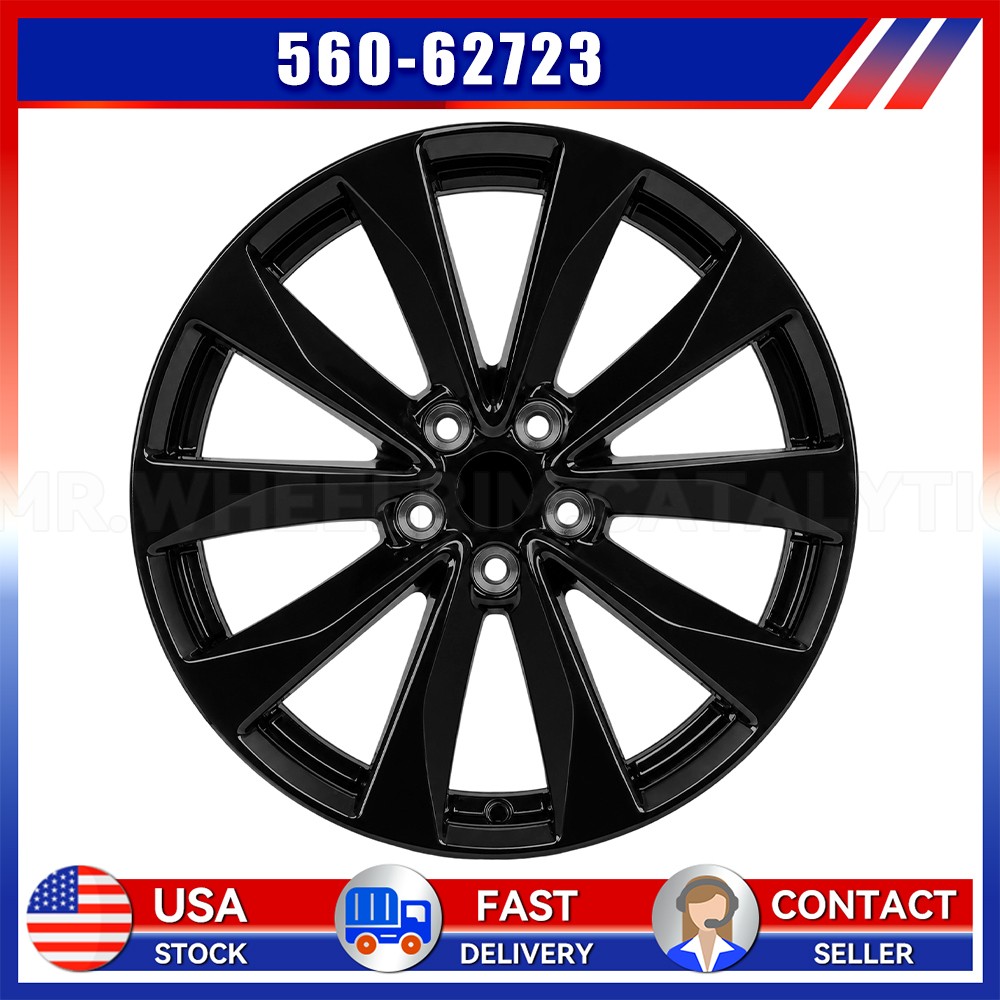 19” 🔥 NEW Gloss Black Wheel for Nissan Maxima 2016-2023 OE Style Rim 62723