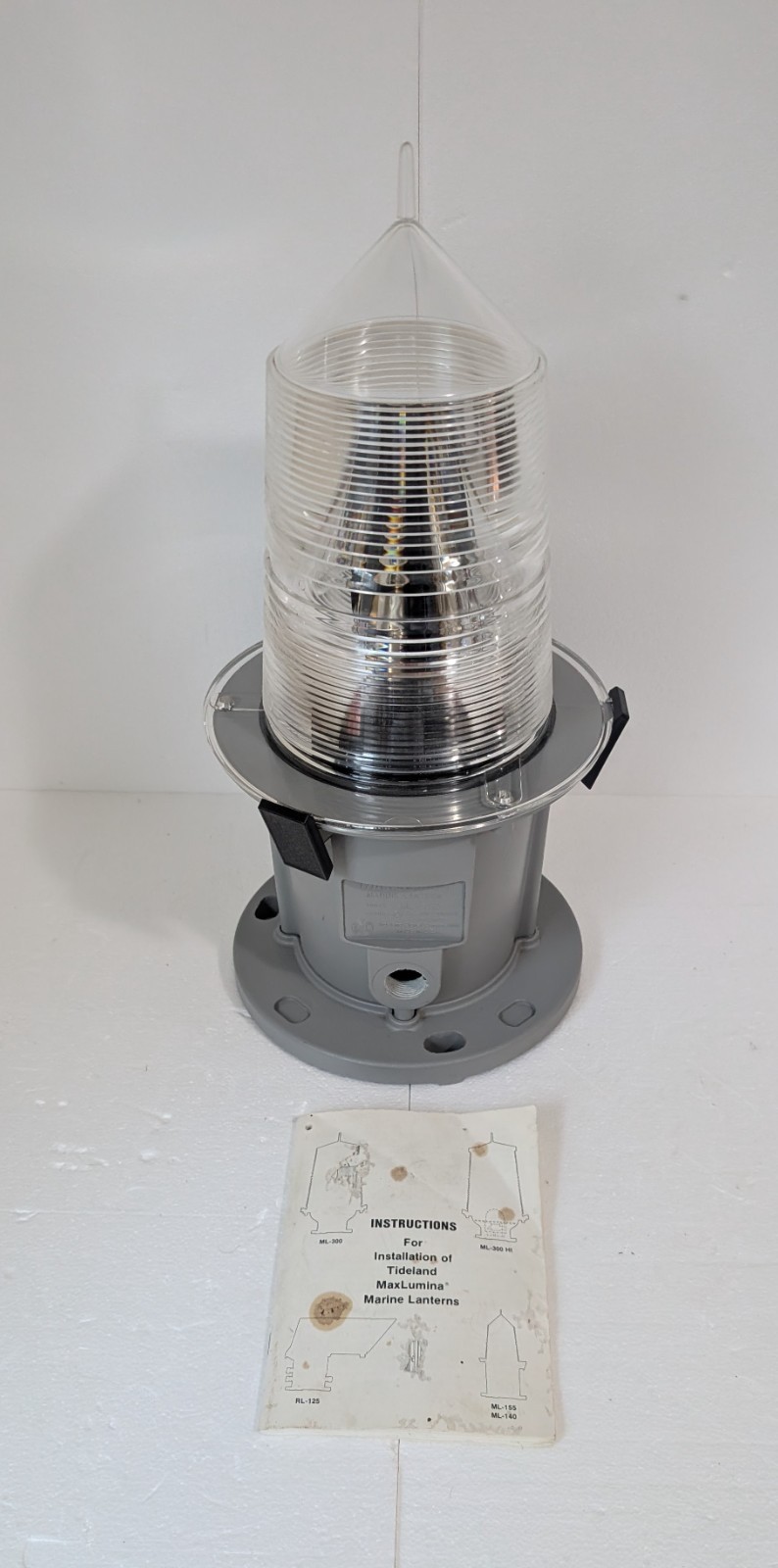 Tideland MaxLumina ML-155 Marine Lantern TF-3B Flasher Lamp Changer New OB