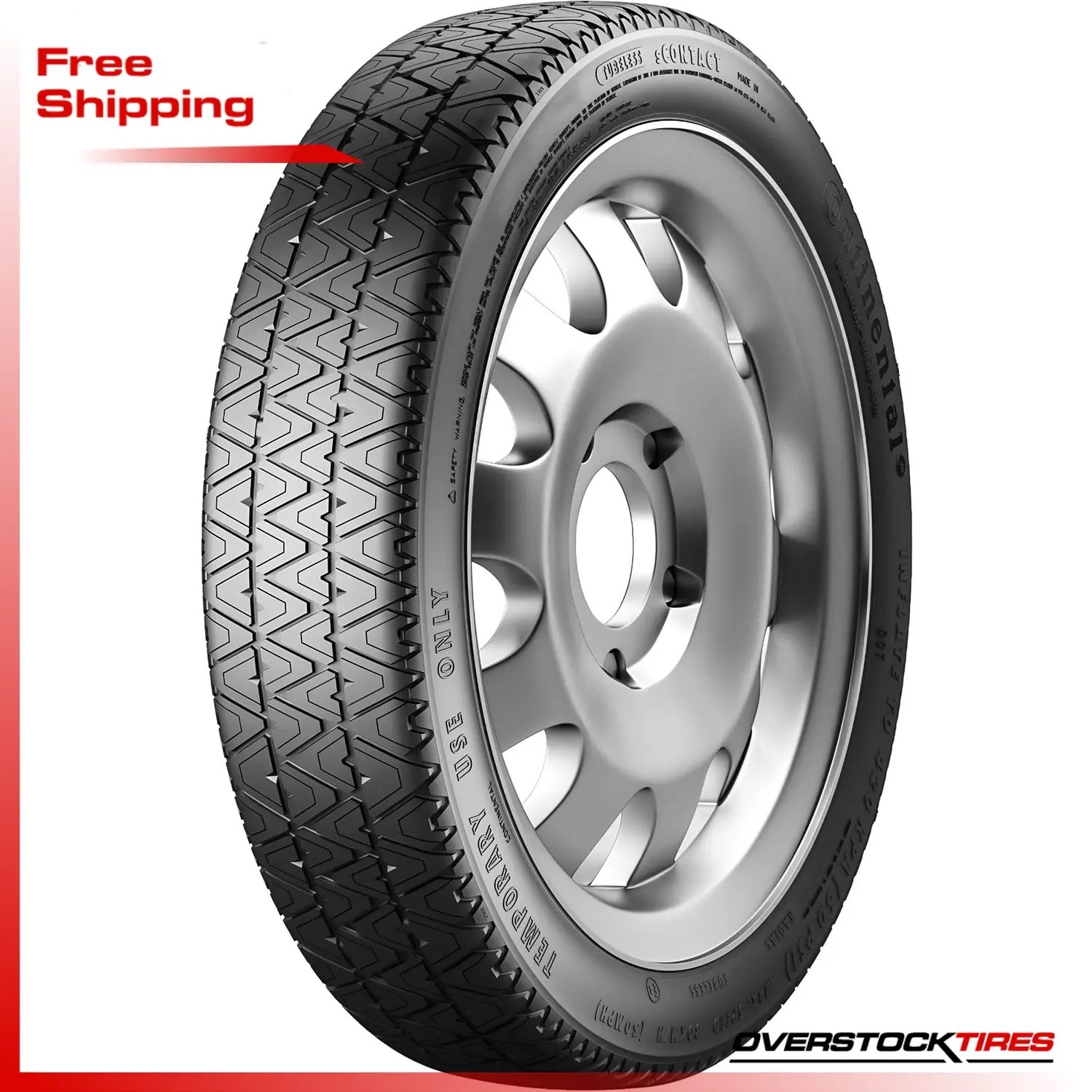 1 NEW T135/70R16 Continental sContact 100M (DOT:1226) Tire T135 70 R16