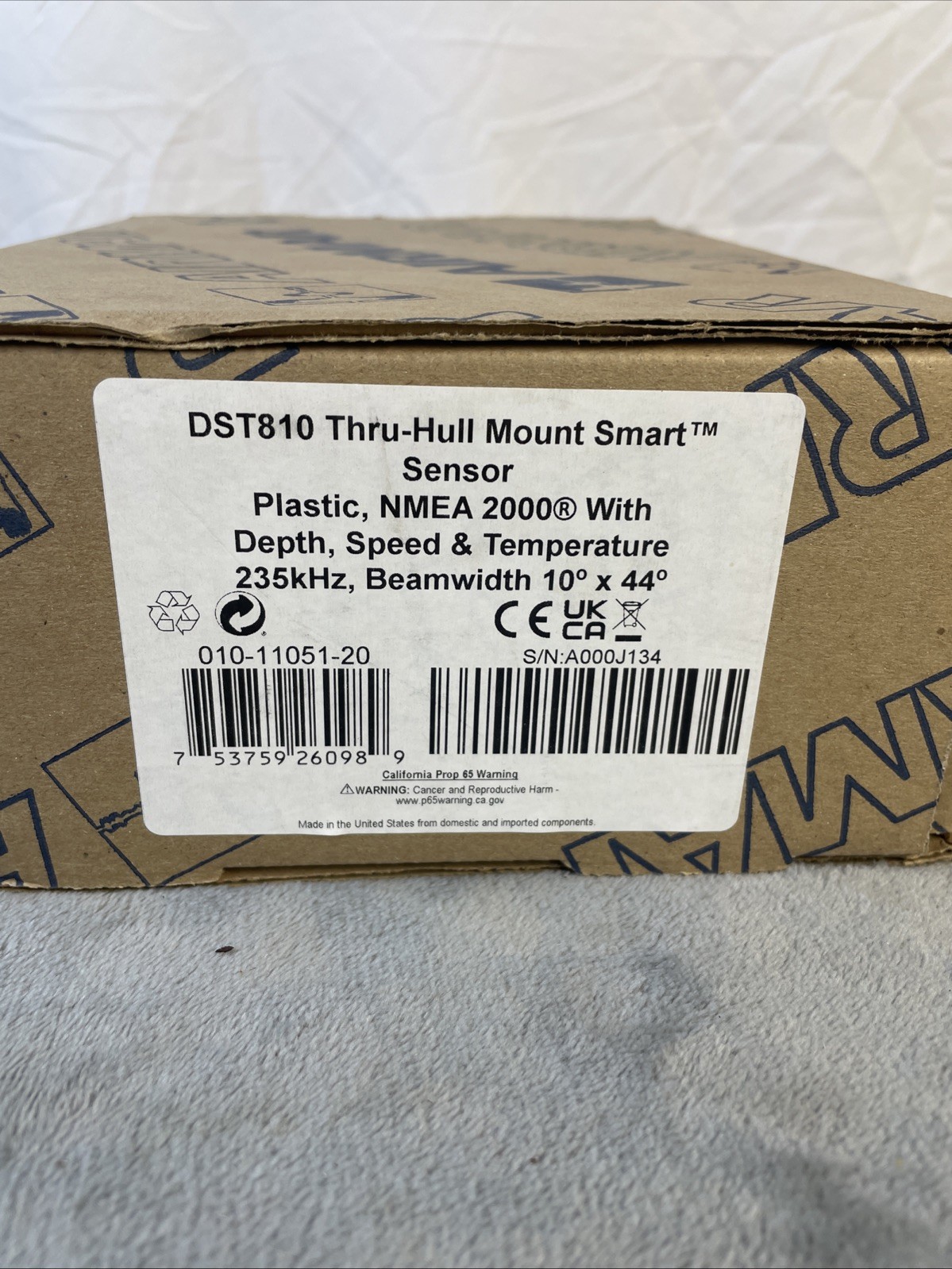 other see details Airmar DST810 Thruhull Mount Smart sensor Plastic NMEA G1N other see details Airmar DST810 Thruhull Mount Smart sensor Plastic NMEA G1N