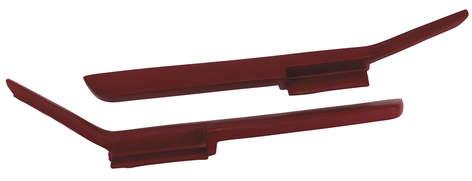 Corvette C4 Moulded Door Panel Armrest Pair - Red 1984-1985