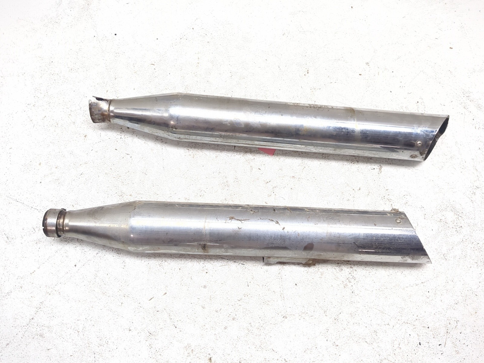 05-08 Kawasaki VN1600 Vulcan Nomad Rear Pair Exhaust Muffler Set