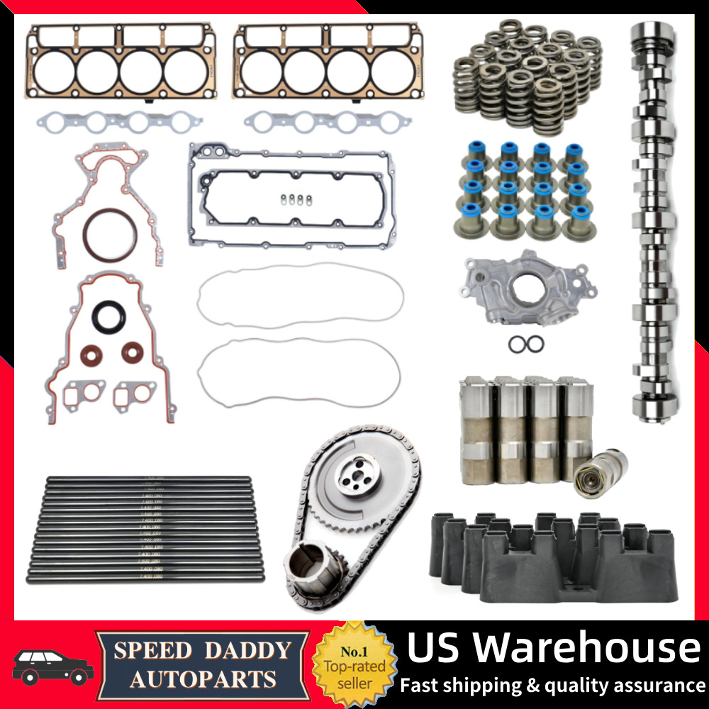 Stage 3 Cam Lifters Timing Chain Kit for 99-10 Gen III LS Truck 4.8 5.3 6.0 6.2L