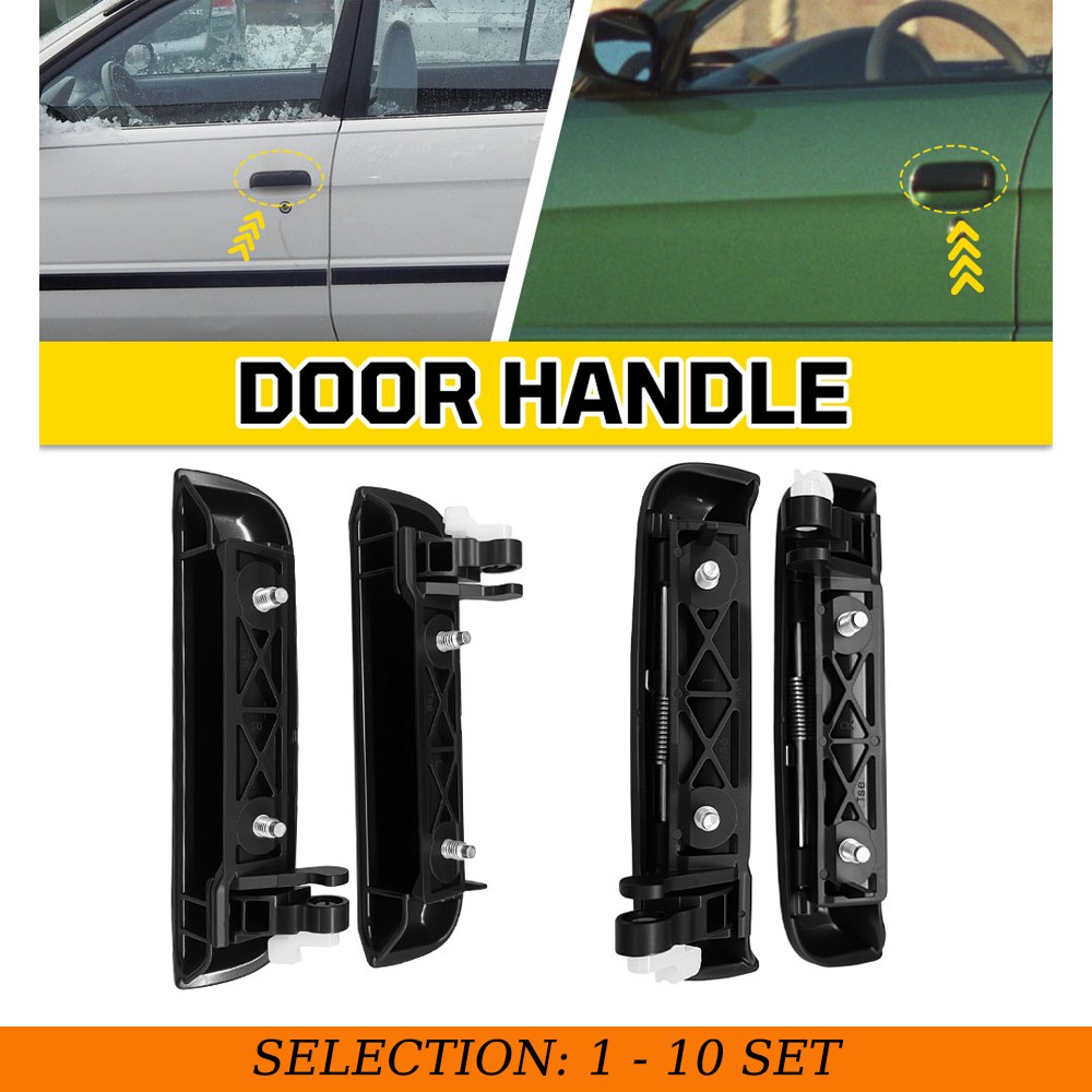 4-40X For Toyota Tercel 1995-1999 Black Outside Door Handles Exterior Front Rear