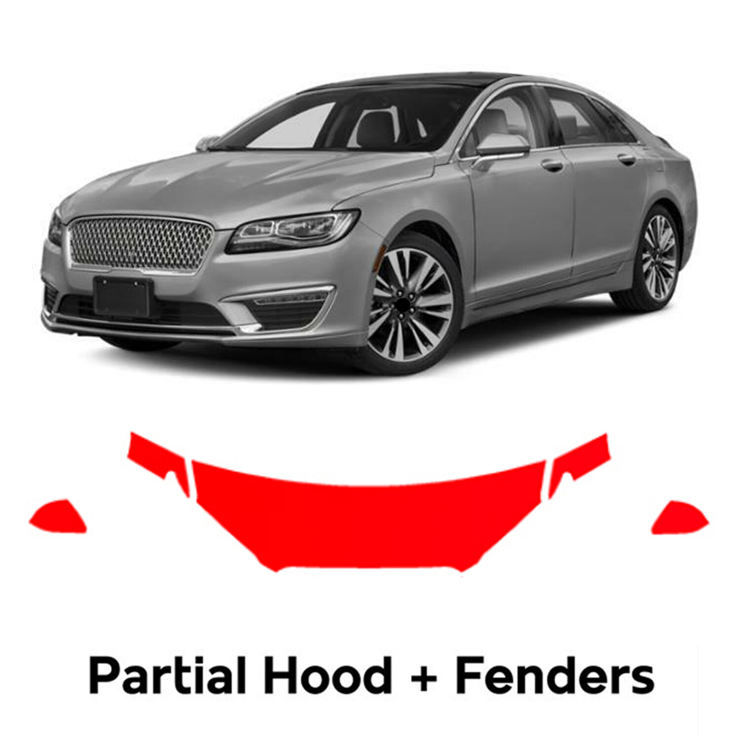 Hood Precut PPF Paint Protection Film For Lincoln MKZ 2017-2020