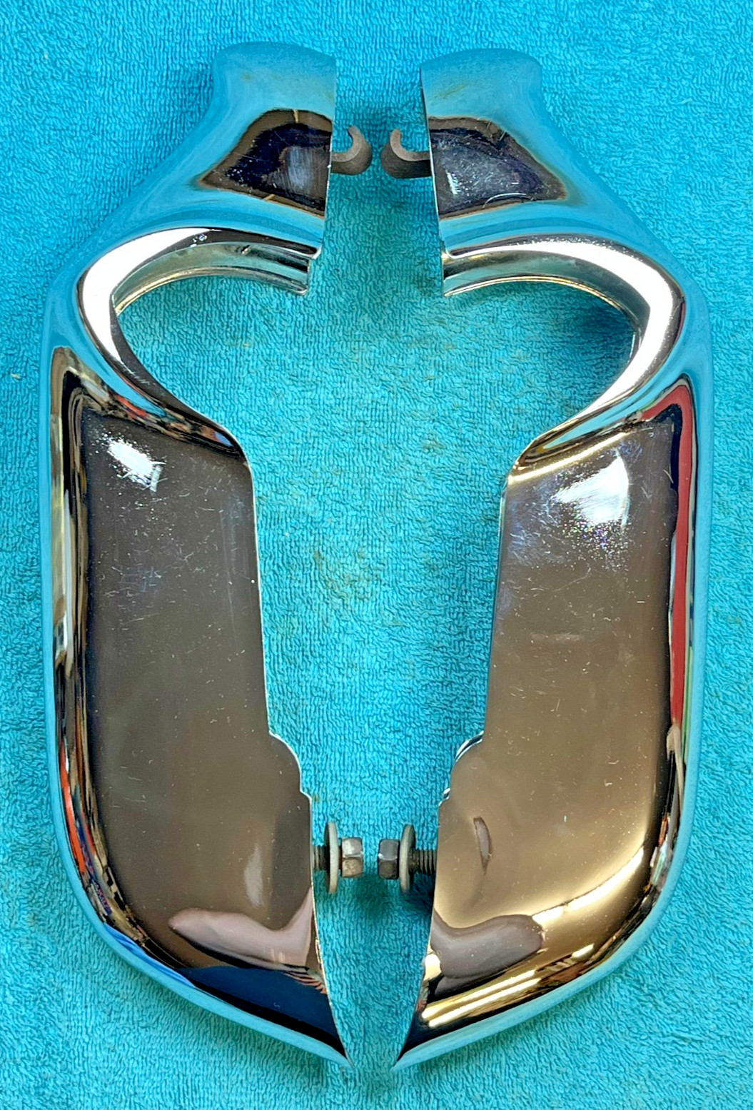 Original 1966 Chevrolet Impala Accessory Front Bumper Guards LH/RH OEM GM Parts