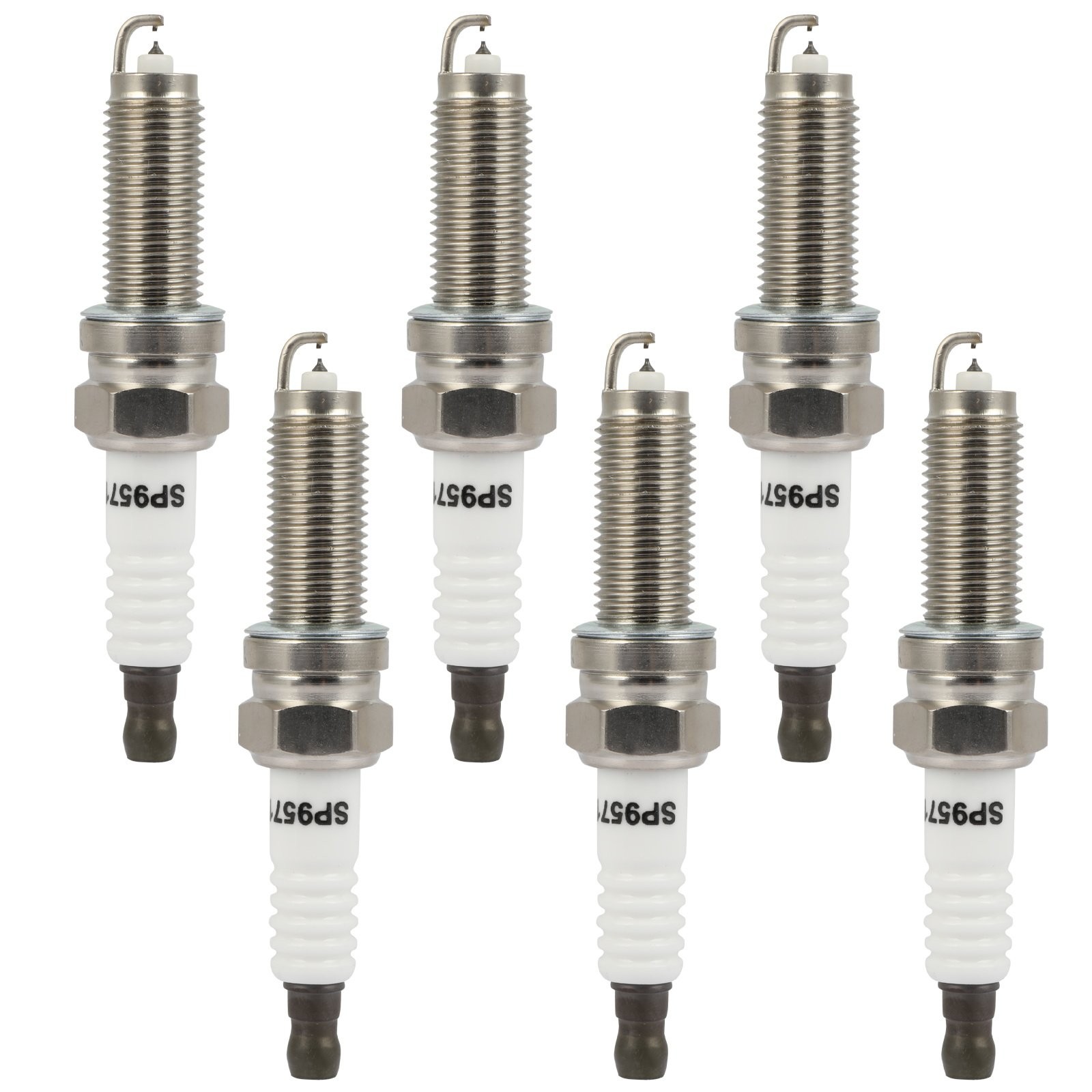 6pcs Double Iridium Spark Plugs For Jeep Cherokee 3.2L 2014-2020
