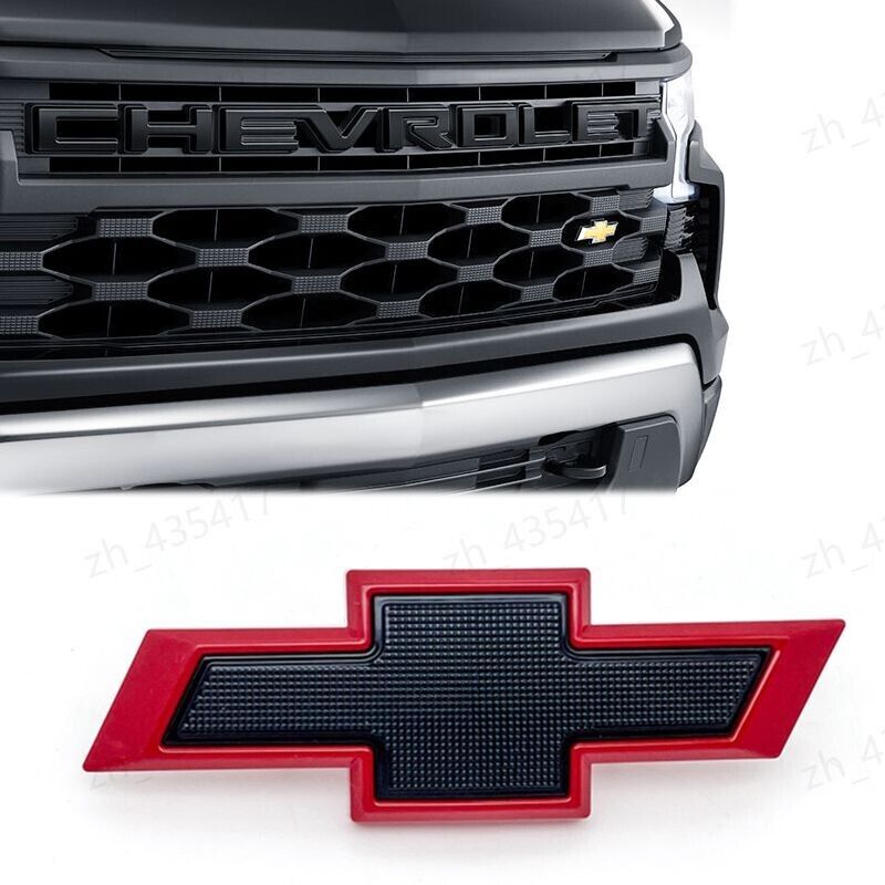 2019 -2024 Chevrolet Silverado Small Red Black Bowtie Grille Emblem 84293092