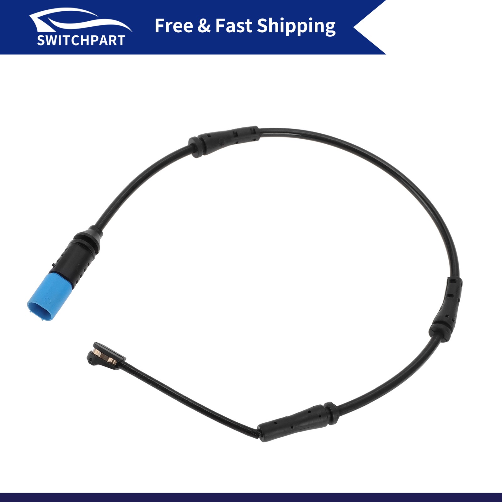 1pc Brake Pad Wear Sensor for BMW M3 21-23 34358095575 Black 1pc Brake Pad Wear Sensor for BMW M3 21-23 34358095575 Black