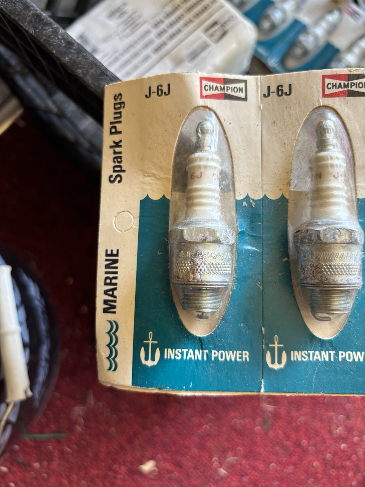 NOS Campion marine Spark Plugs J-8j Set Of 4 NOS Campion marine Spark Plugs J-8j Set Of 4