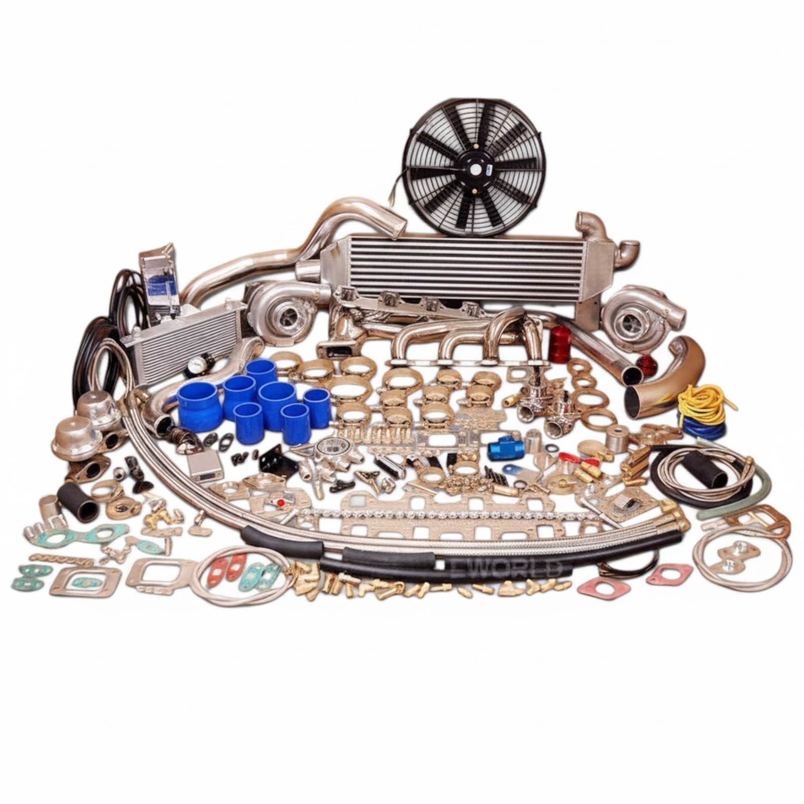 1000HP 1979-1993 FOR FORD MUSTANG Twin Turbo Kit Package 260 289 302 351 5.0 5L 1000HP 1979-1993 FOR FORD MUSTANG Twin Turbo Kit Package 260 289 302 351 5.0 5L