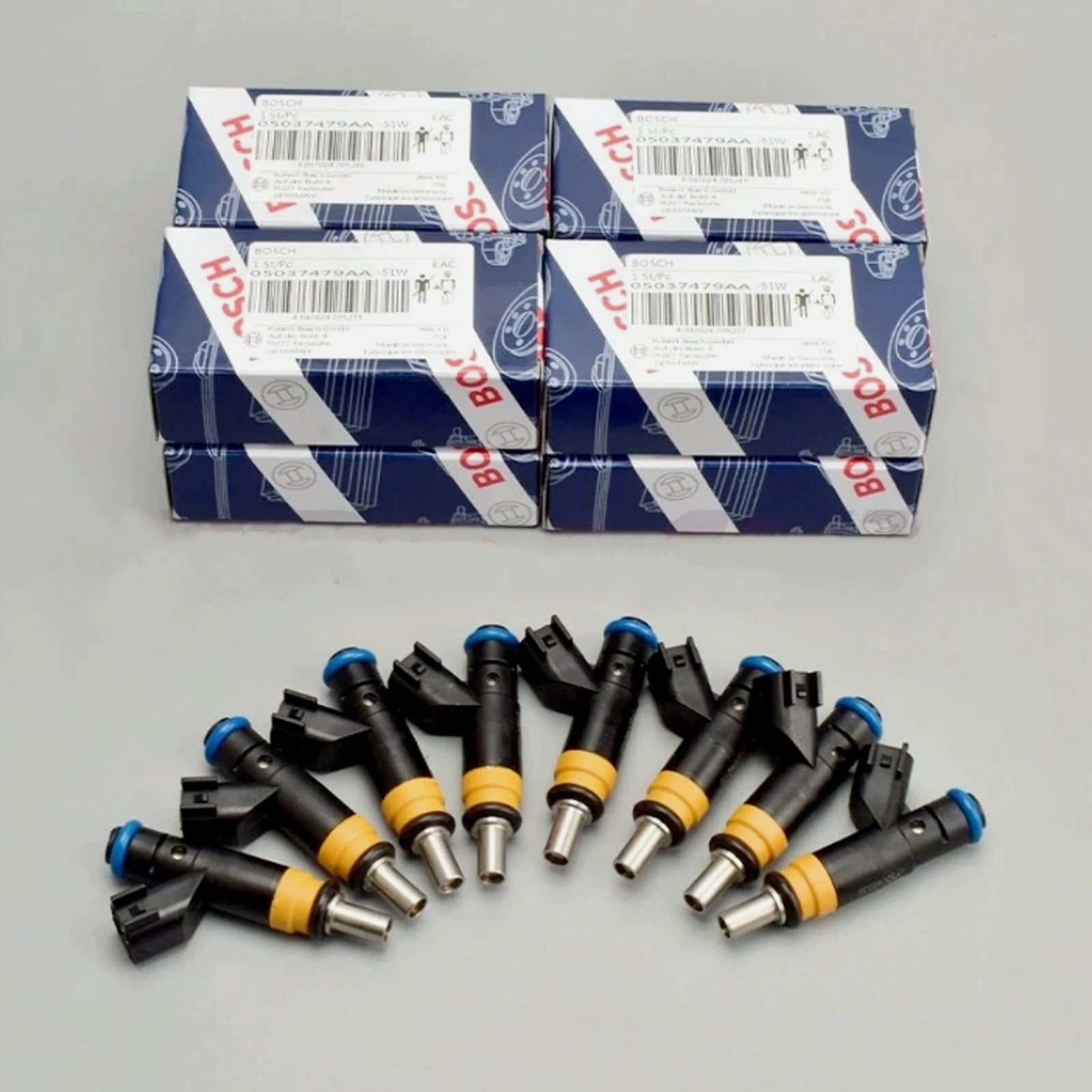 8pcs OEM Bosch Fuel Injector 05037479AA For Dodge Jeep RAM Chysler Hemi 5.7L V8 8pcs OEM Bosch Fuel Injector 05037479AA For Dodge Jeep RAM Chysler Hemi 5.7L V8