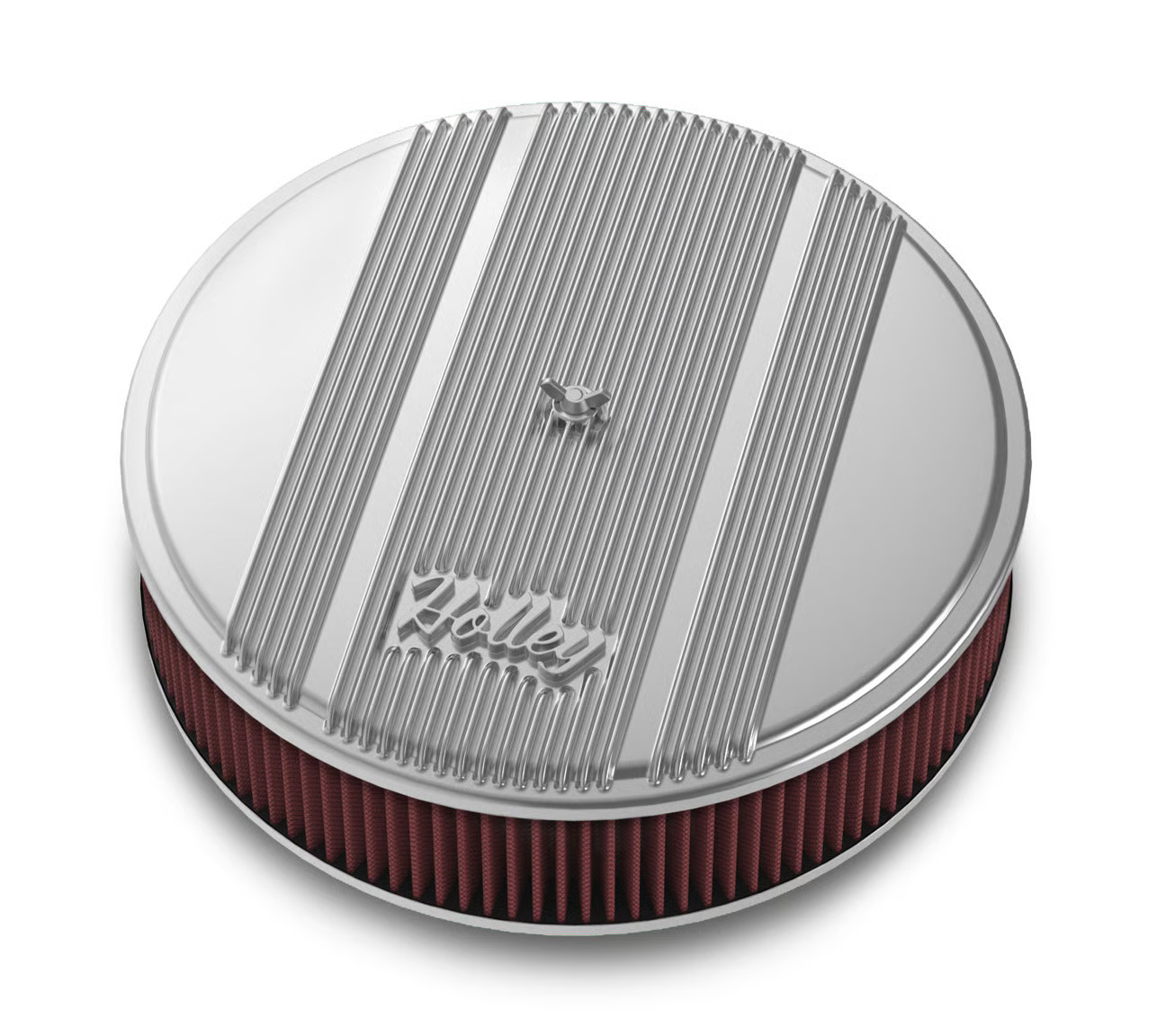 Holley 120-151 14 in. Round Finned Air Cleaner