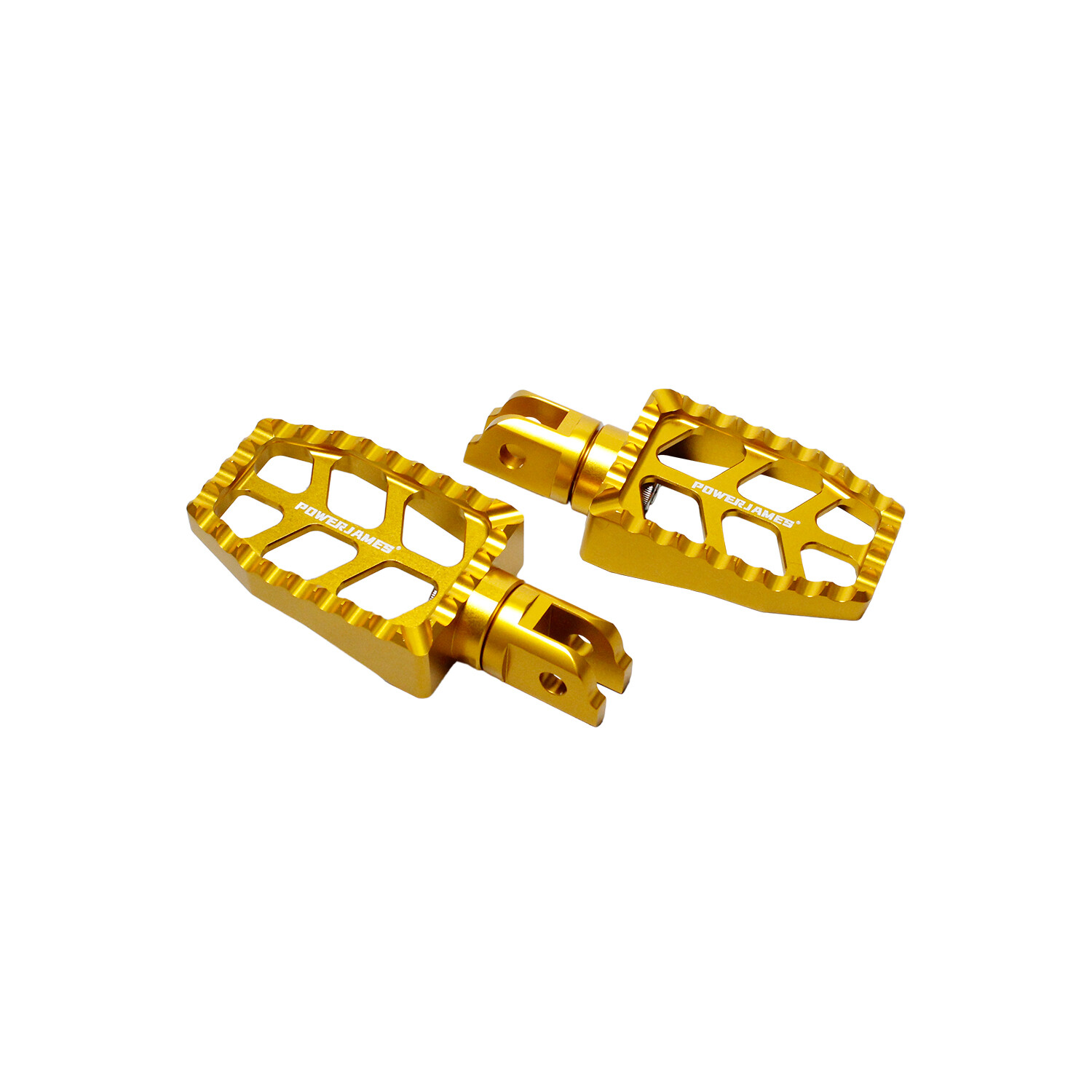 Gold Rider Footpegs Footrest for Harley 18-24 Low Rider Breakout Steet Bob FXLRS