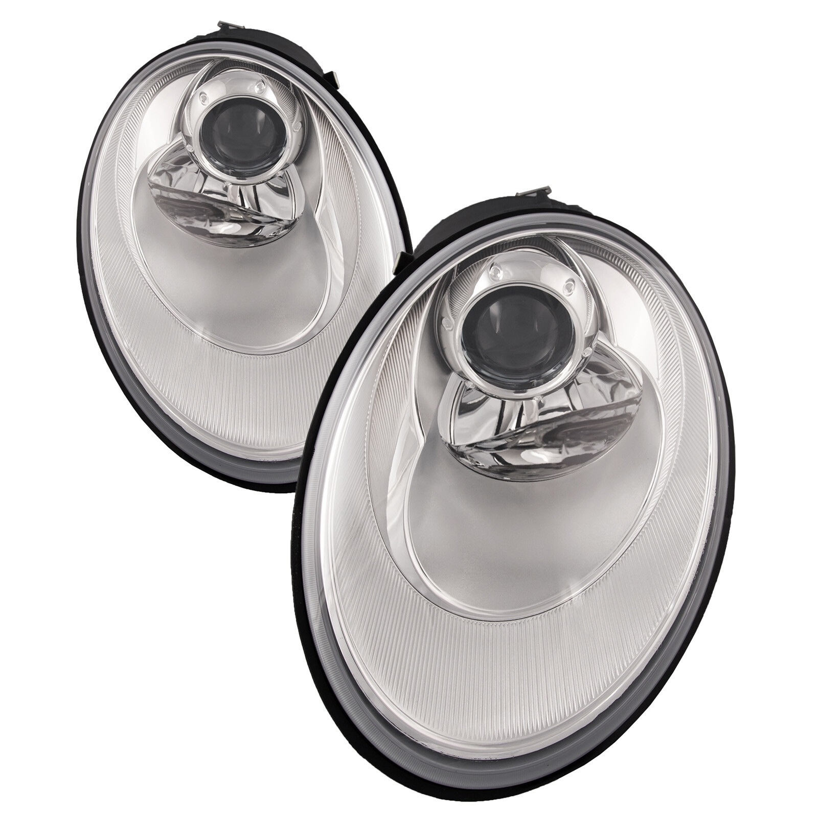 Headlight Pair For 2006-2010 Volkswagen VW Beetle Halogen Pair Left Right Set