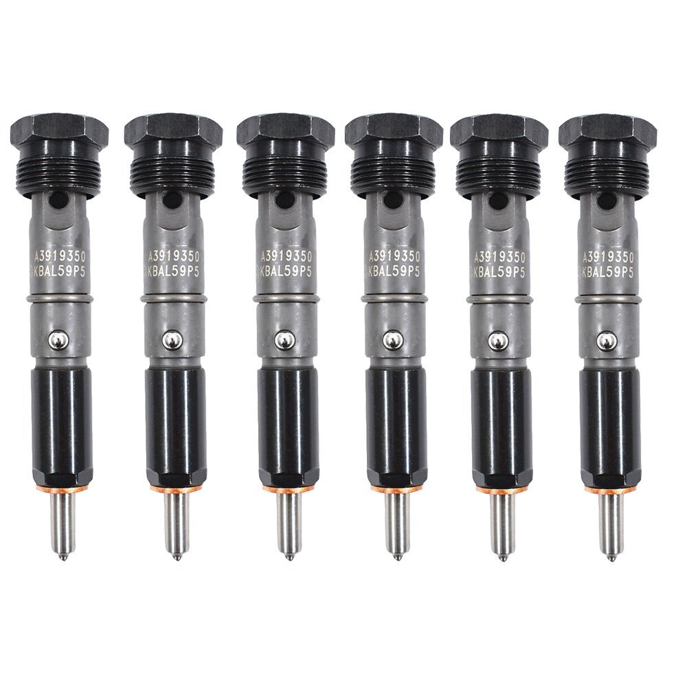 6PCS Fuel Injectors for 1989-93 Dodge  5.9L 6BT 3919350 3919339 43213837