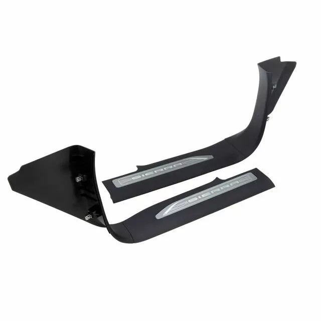2019-2027 GMC Sierra Next Gen Front Door Sill Plates 84529477 Jet Black OEM