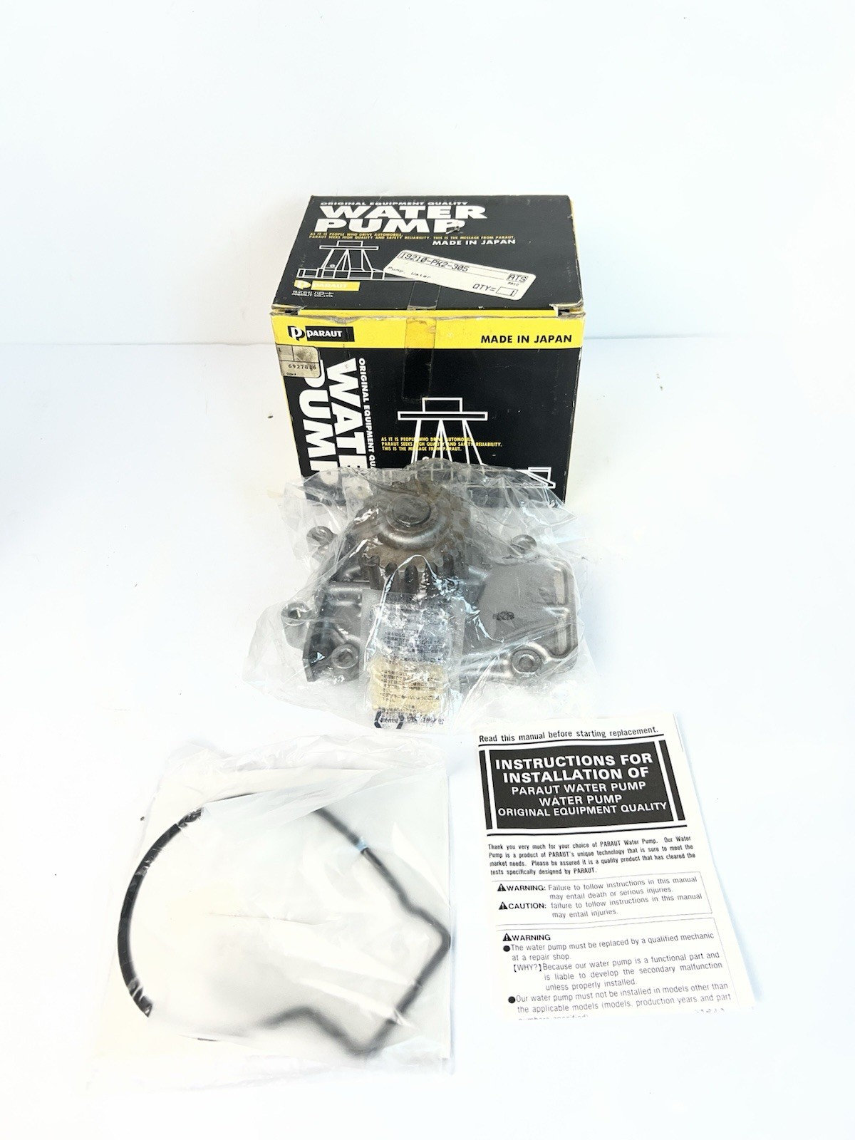 Paraut H3-028 Engine Water Pump for 87-91 Honda Prelude BA4 BA5 DOHC B20A New Paraut H3-028 Engine Water Pump for 87-91 Honda Prelude BA4 BA5 DOHC B20A New