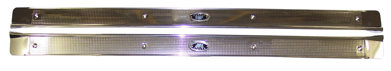 1971-1975 Chevrolet Impala & Caprice 2 door new threshold sill plates, pair