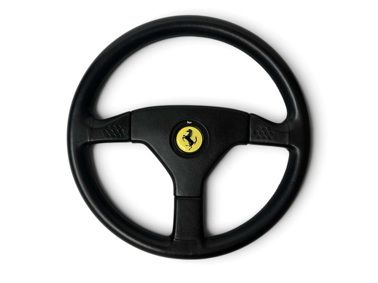 FERRARI 348 512TR MONDIAL MOMO LEATHER STEERING WHEEL 5-92 | ORIGINAL SPARE PART