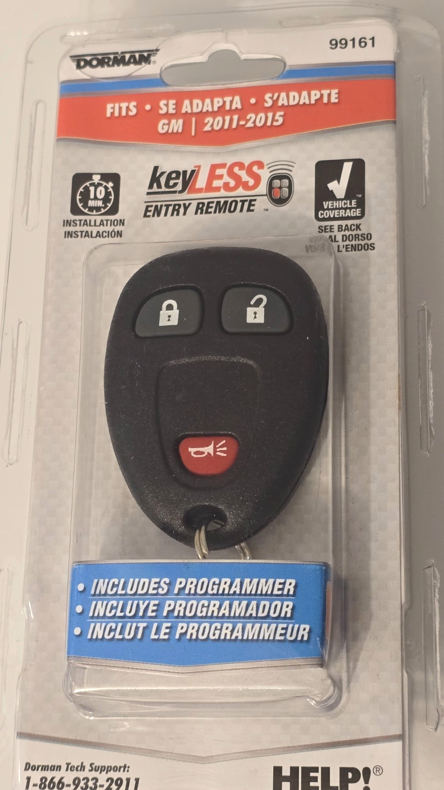 ⭐NEW⭐ Dorman 99161 Keyless Entry Remote 3 Button for 11-15 Chevrolet GMC Models ⭐NEW⭐ Dorman 99161 Keyless Entry Remote 3 Button for 11-15 Chevrolet GMC Models