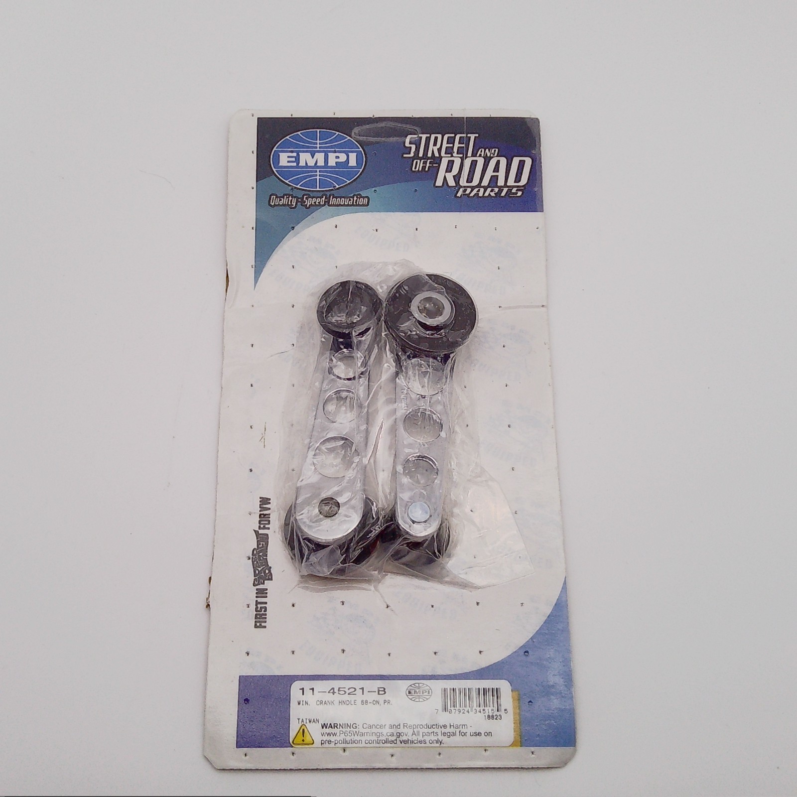 EMPI Chrome Custom Window Winder Handles Pair For VW Beetle 1968-77, 11-4521-B