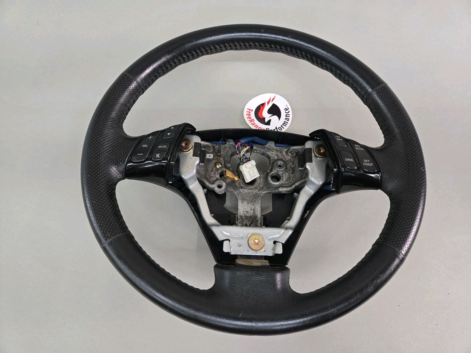 2007-2009 Mazda 3 Speed3 Mazdaspeed Black Steering Wheel Controls Cruise Radio 2007-2009 Mazda 3 Speed3 Mazdaspeed Black Steering Wheel Controls Cruise Radio