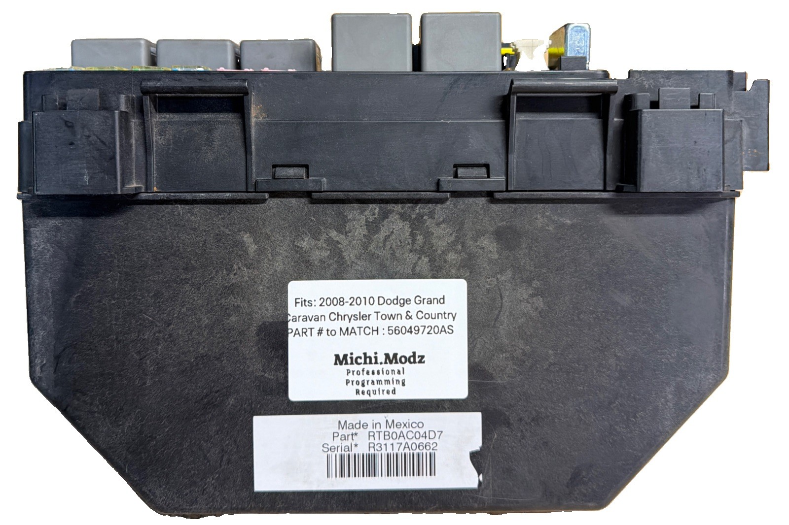 Genuine Mopar TIPM Fuse Box 2008-2010 Grand Caravan Town & Country | 56049720AS Genuine Mopar TIPM Fuse Box 2008-2010 Grand Caravan Town & Country | 56049720AS