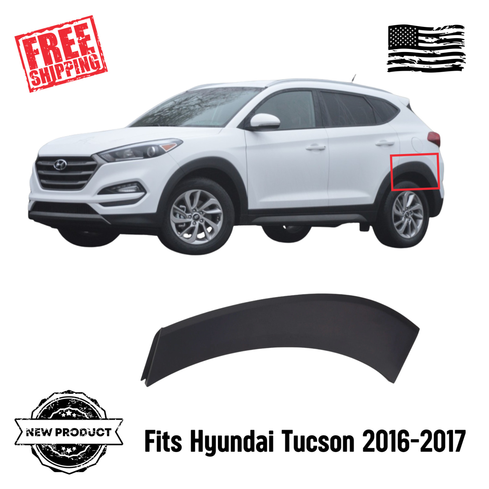 Fits Panel Molding Rear Fender Trim Moulding Driver Left Side Hand for Tucson Fits Panel Molding Rear Fender Trim Moulding Driver Left Side Hand for Tucson