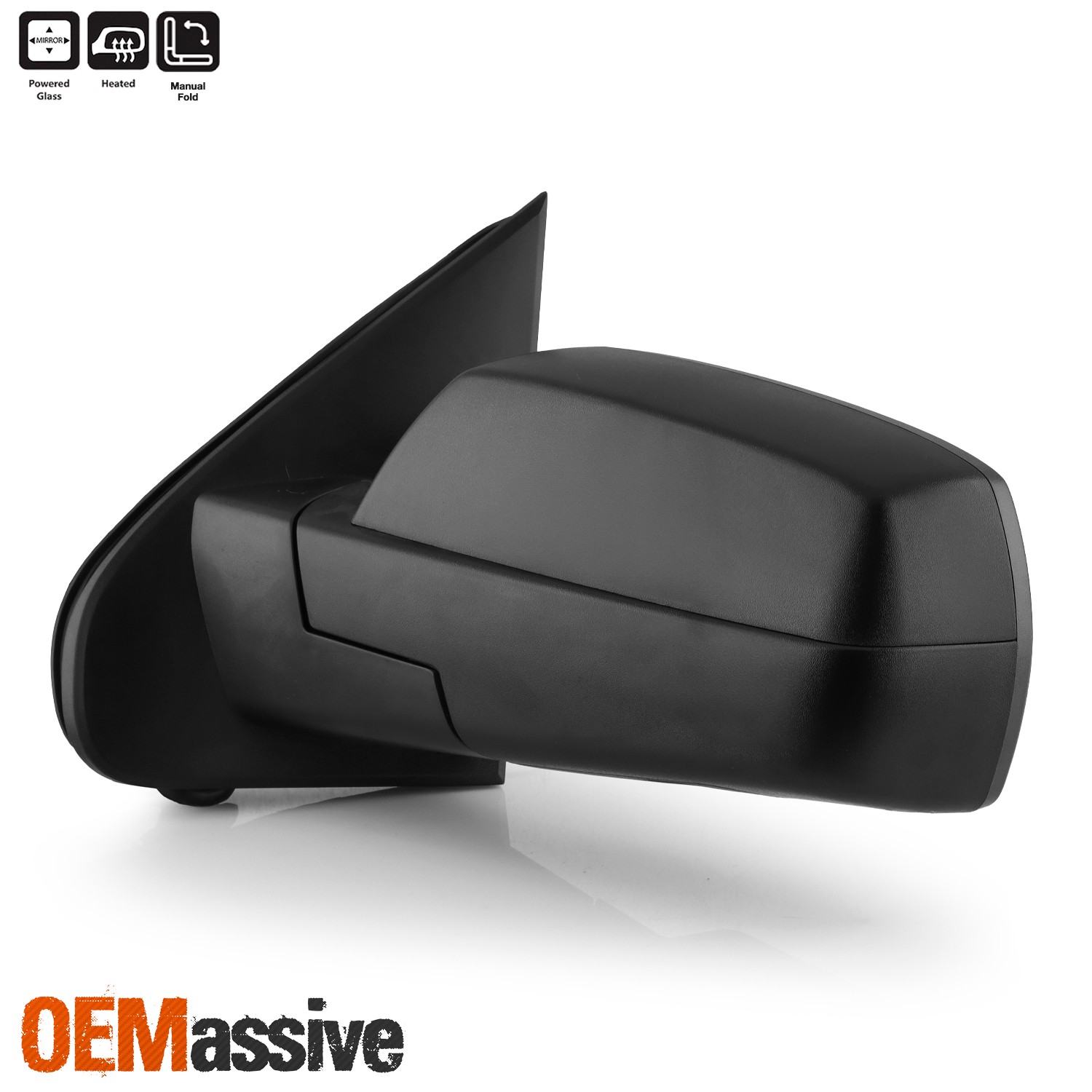 For 2014-2018 Chevy Silverado 1500 Power Heated Manual Fold Mirror Driver Side