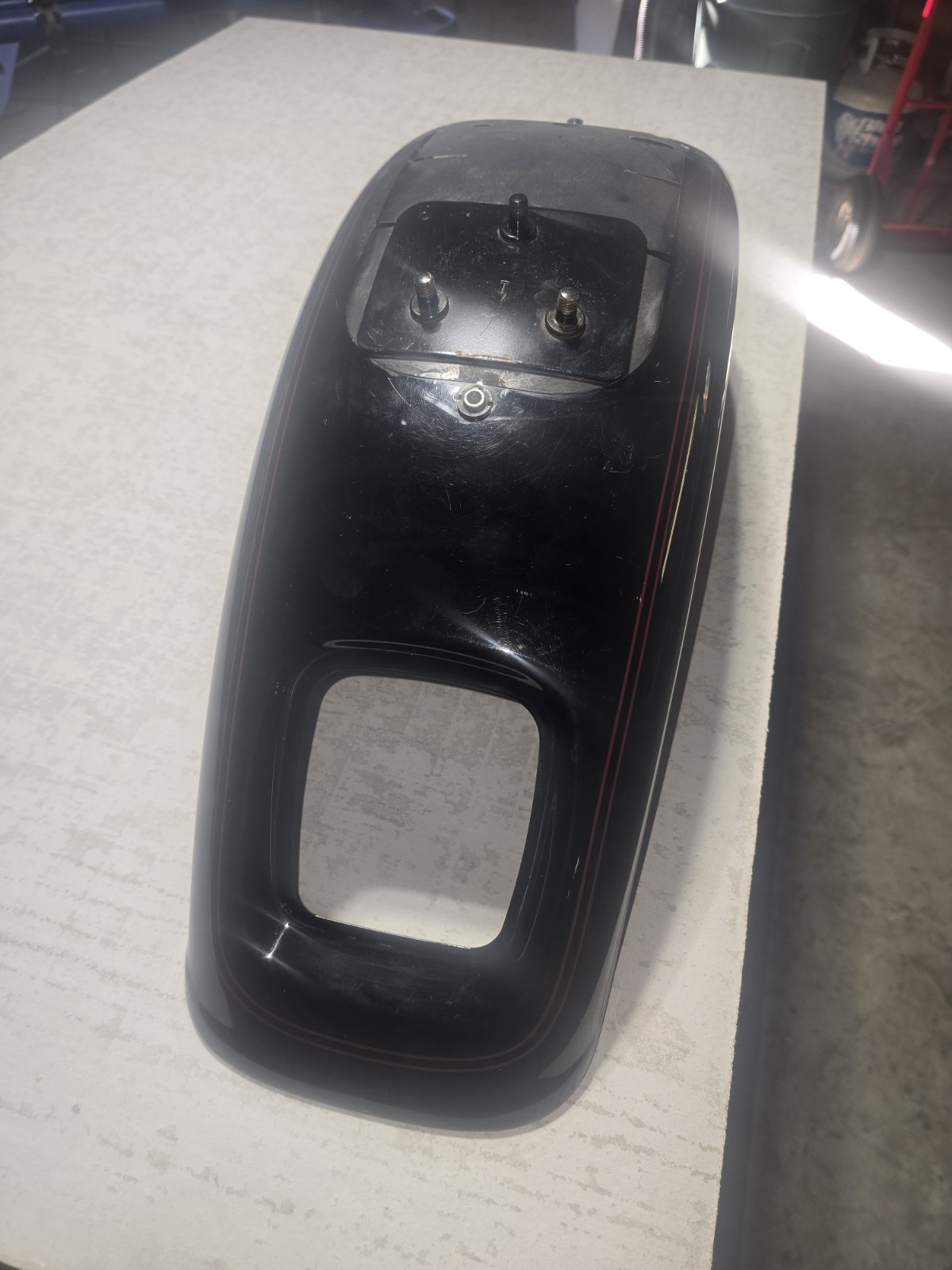 2000 Harley-Davidson Softail Deuce Rear Fender OEM FXSTD Black 2000 Harley-Davidson Softail Deuce Rear Fender OEM FXSTD Black